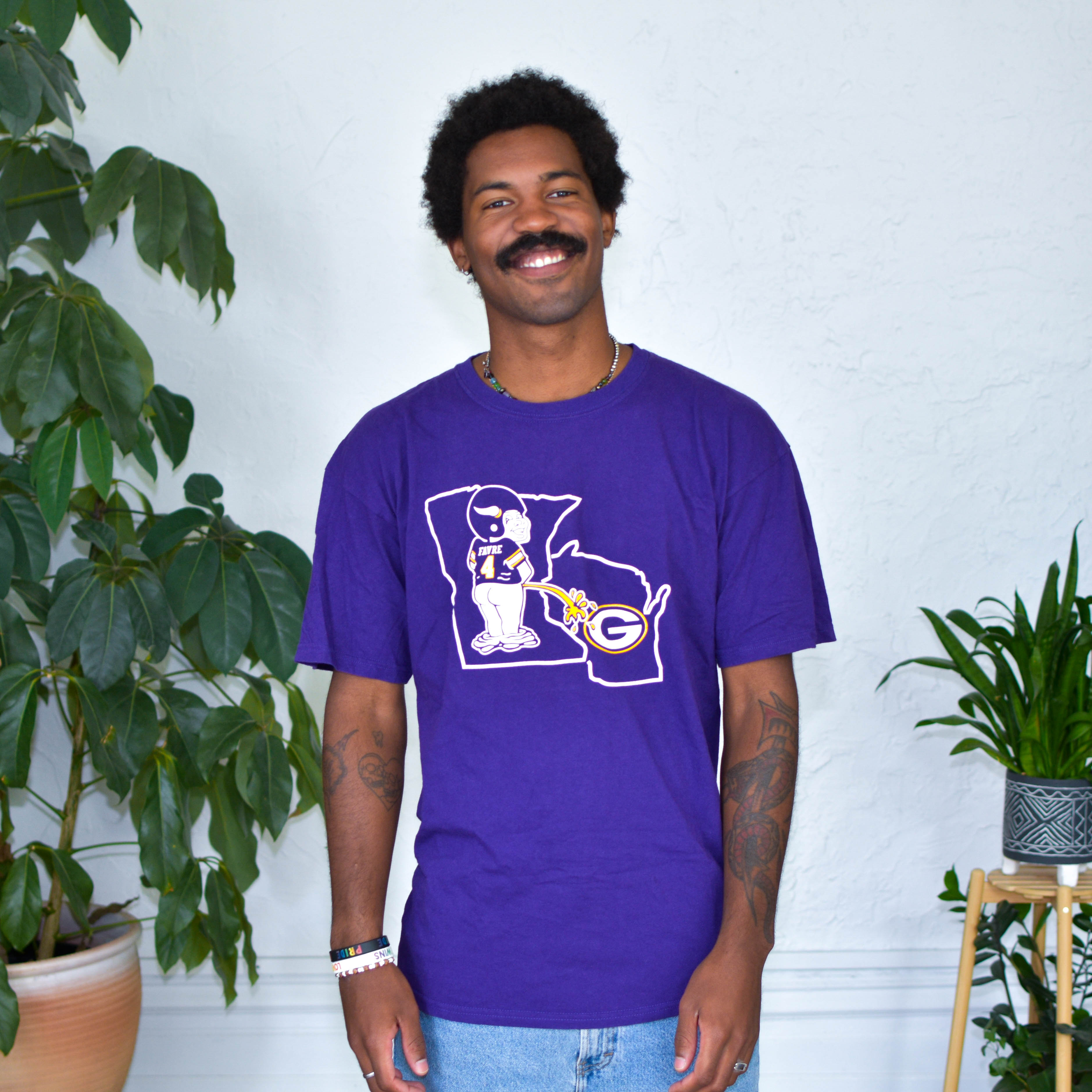 Vintage Minnesota Vikings Brett Favre T-Shirt