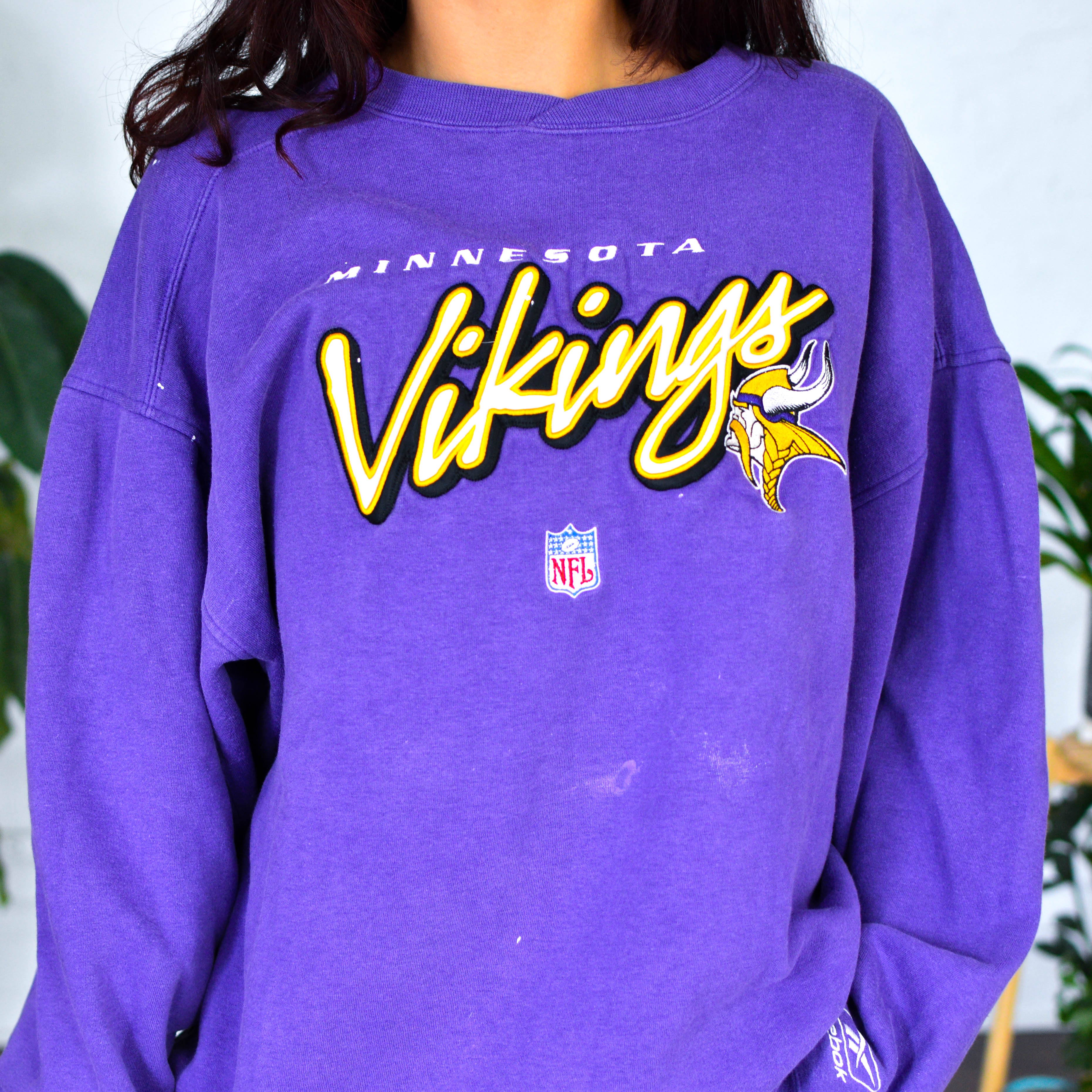 Vintage Minnesota Vikings Distressed Sweatshirt