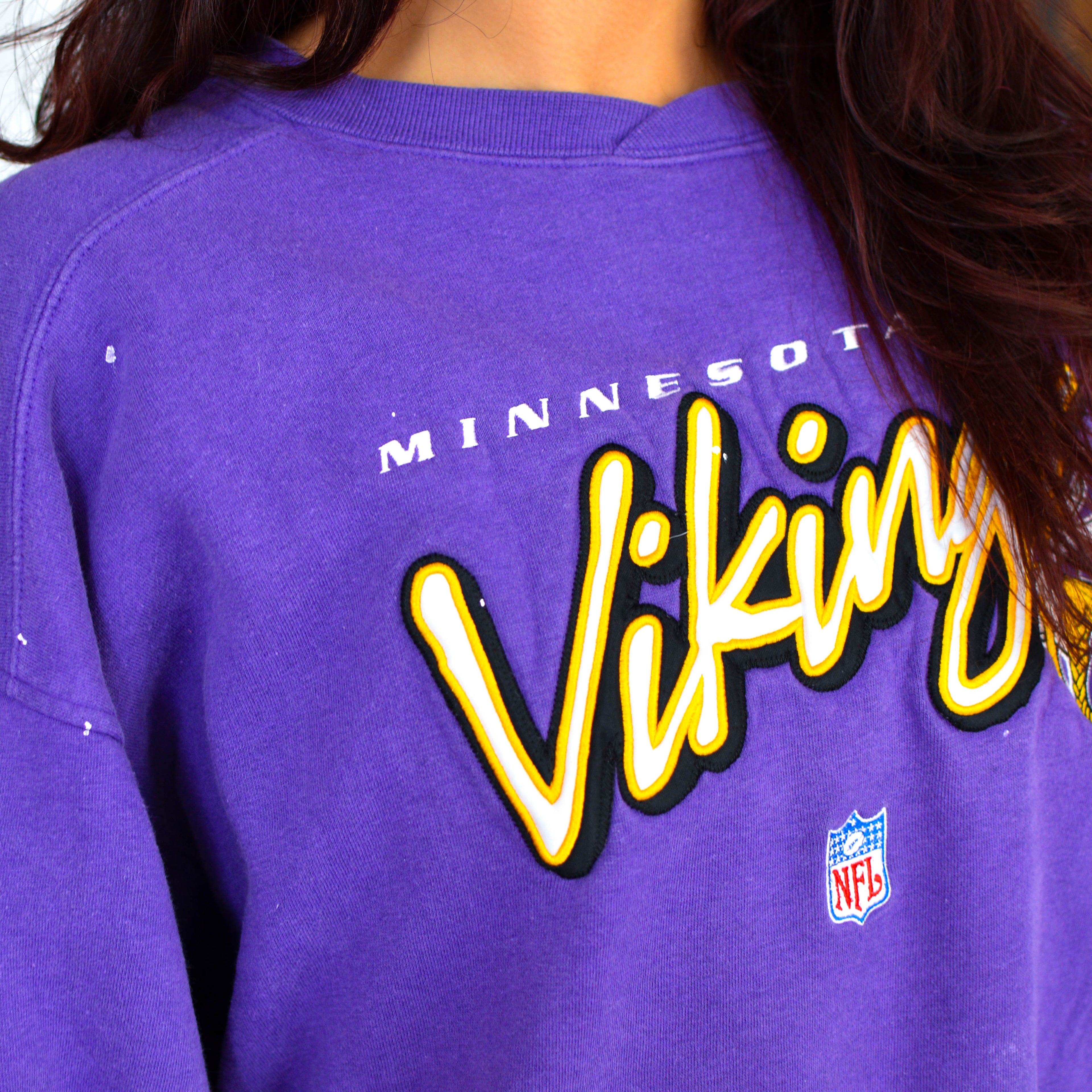 Vintage Minnesota Vikings Distressed Sweatshirt