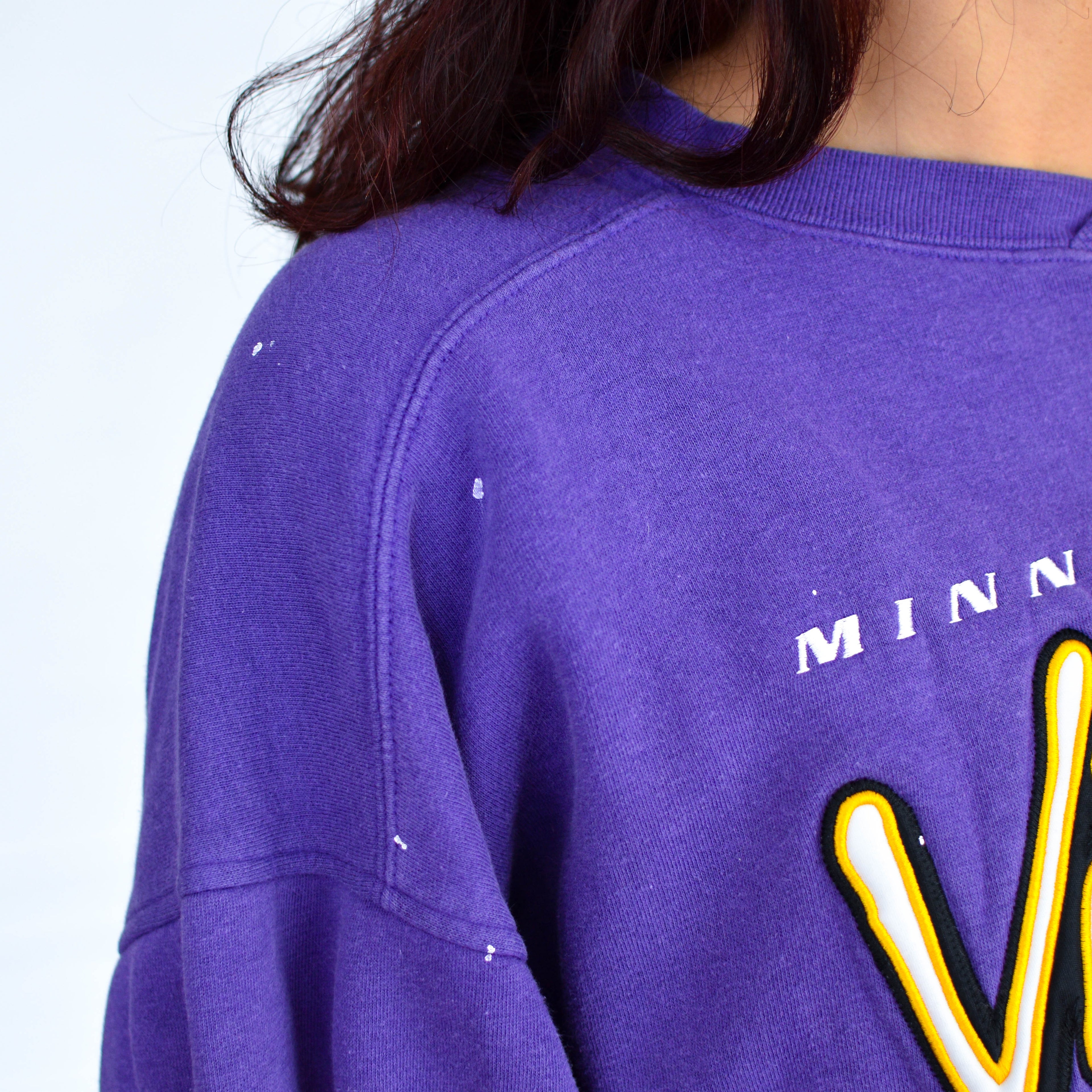 Vintage Minnesota Vikings Distressed Sweatshirt