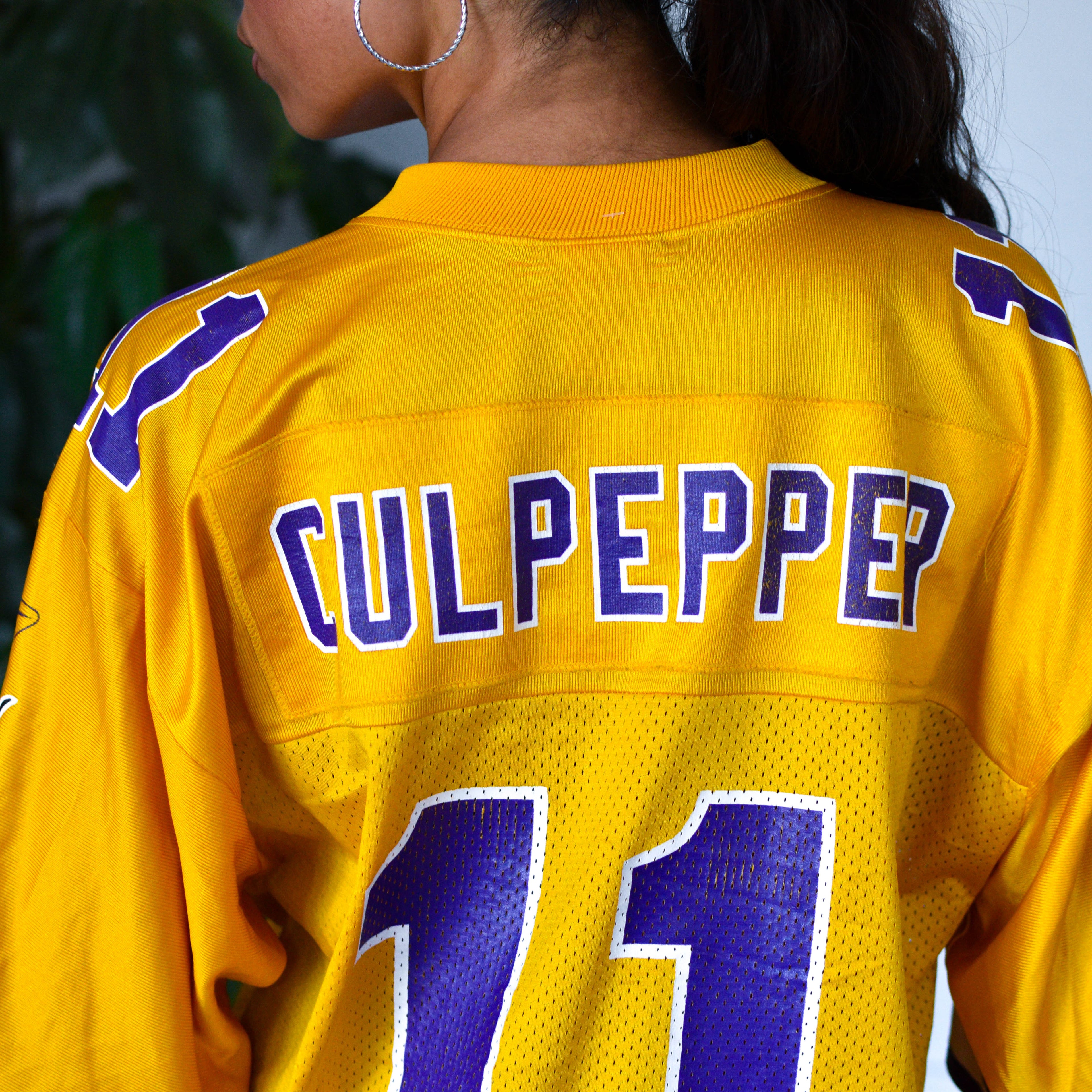 Vintage Minnesota Vikings Daunte Culpepper Yellow Alternate Jersey