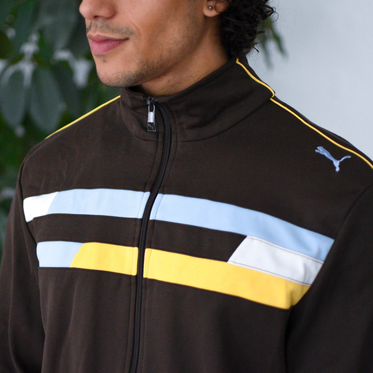 Vintage Y2K Brown Puma Track Jacket