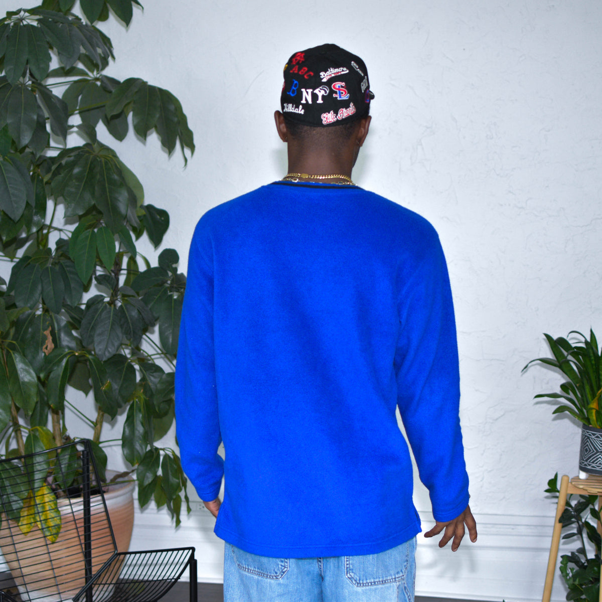 Vintage 90s Polo By Ralph Lauren Royal Blue Fleece