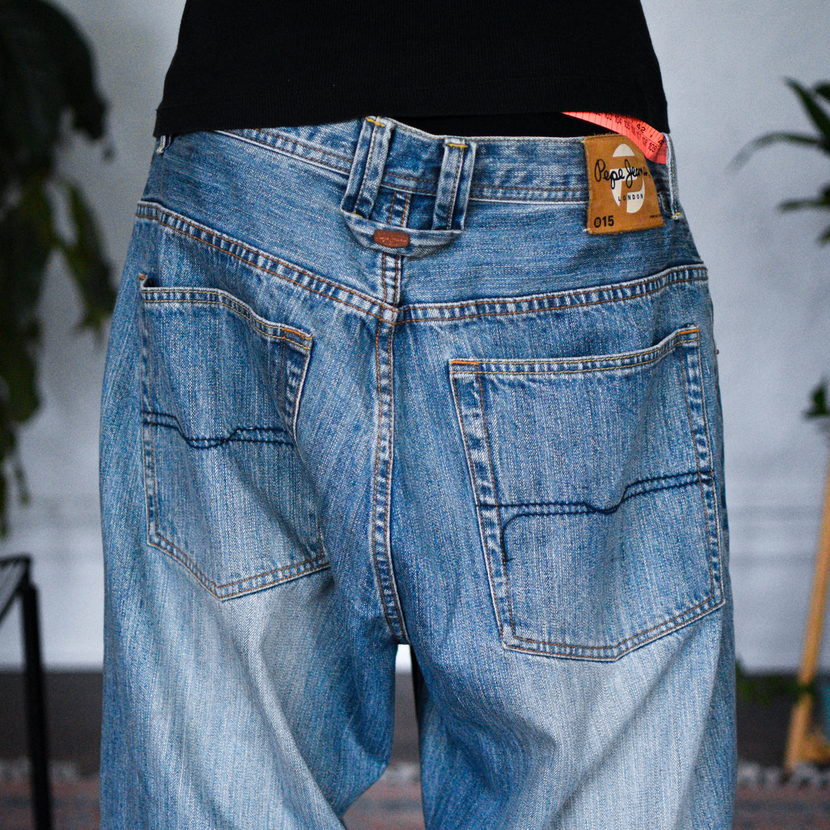 Vintage Y2K Pepe Jeans London Light Blue Baggy Jeans