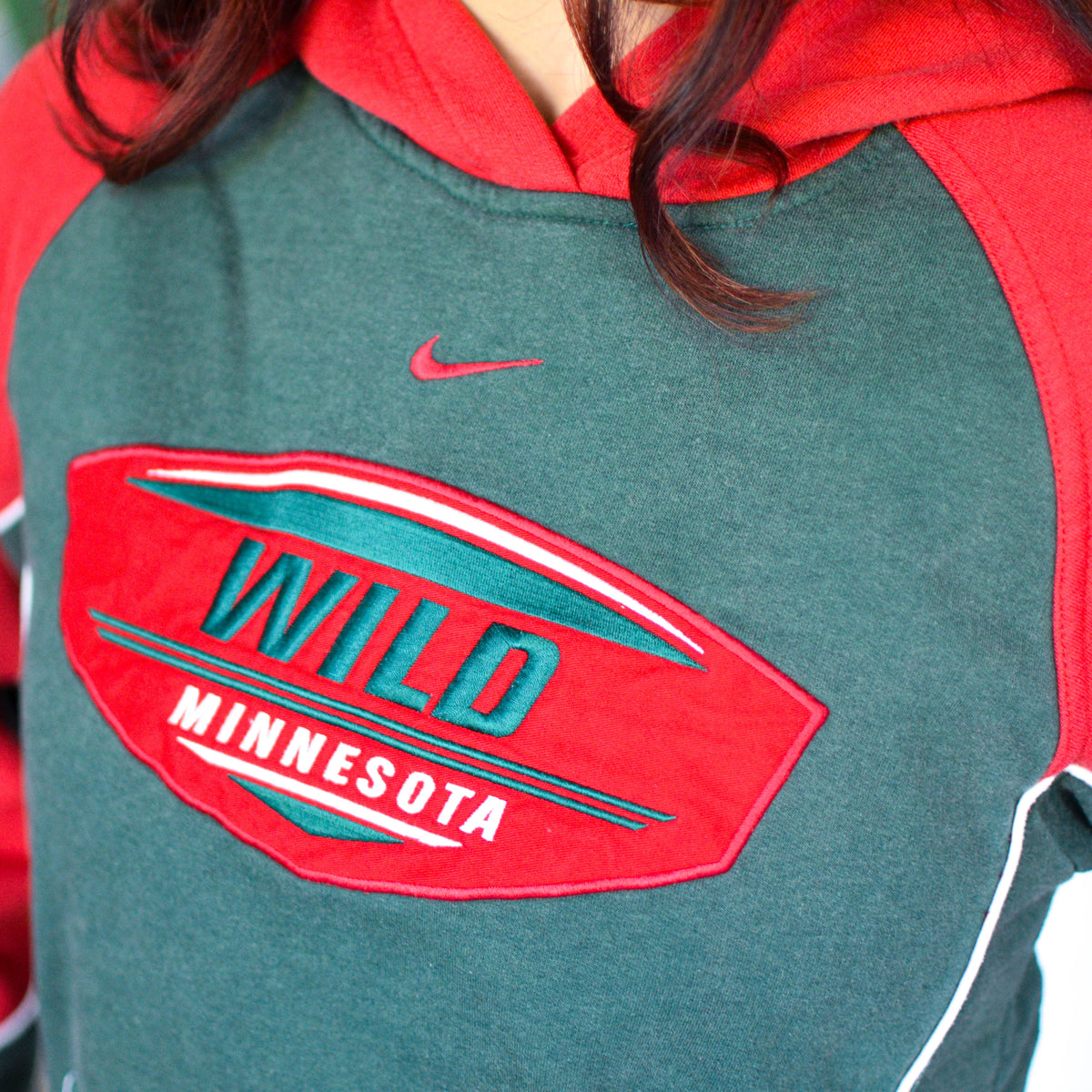 Vintage Minnesota Wild Nike Hooded Sweatshirt