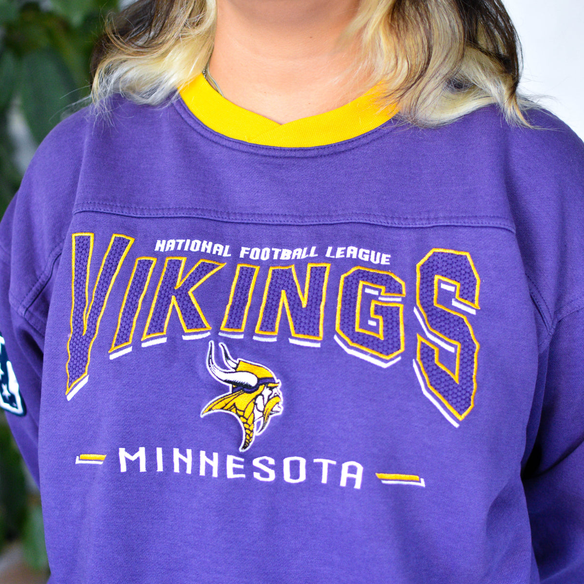 Vintage Minnesota Vikings Lee Sport Purple Sweatshirt