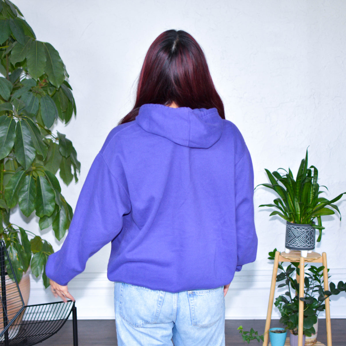 Vintage Minnesota Vikings Embroidered Hooded Sweatshirt