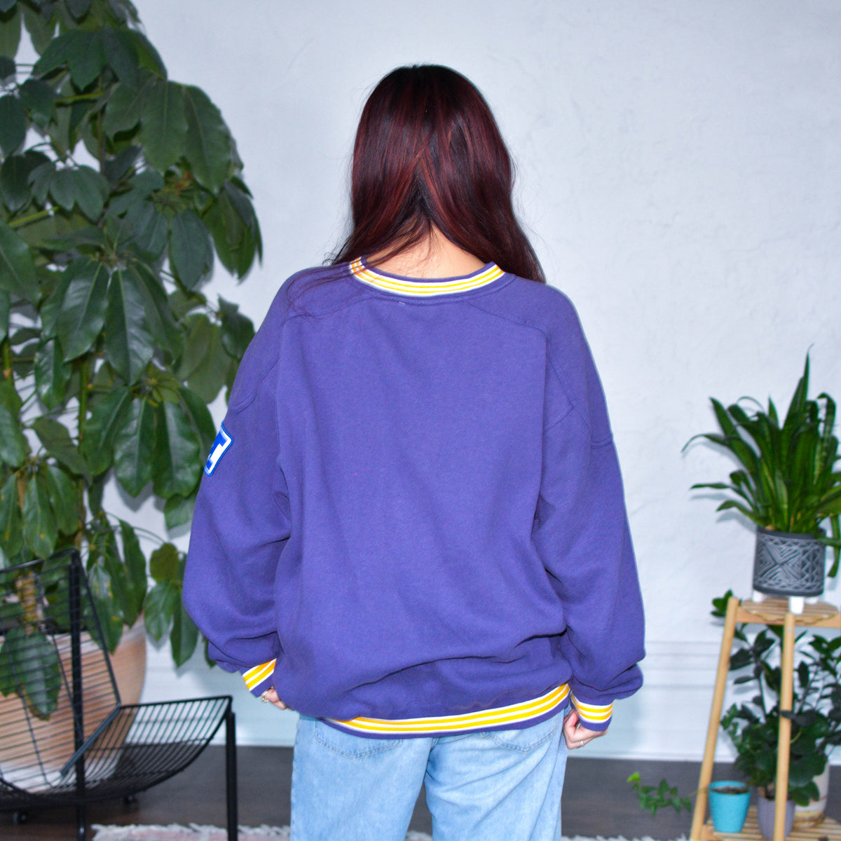 Vintage Minnesota Vikings Lee Sport Embroidered Sweatshirt