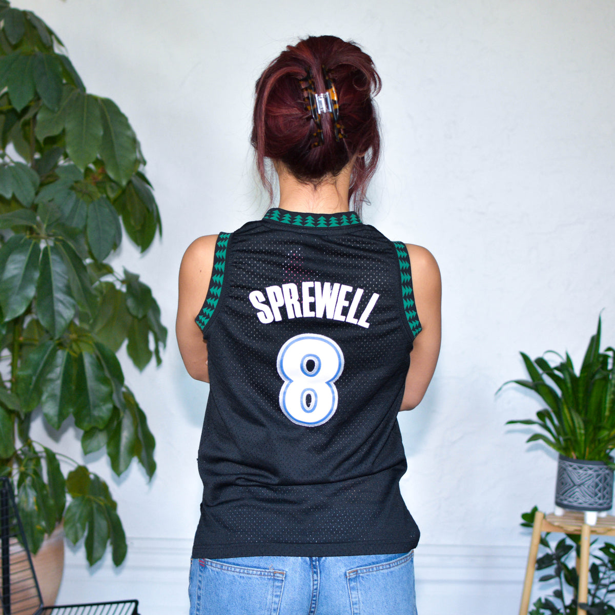 Vintage Minnesota Timberwolves Reebok Latrell Sprewell