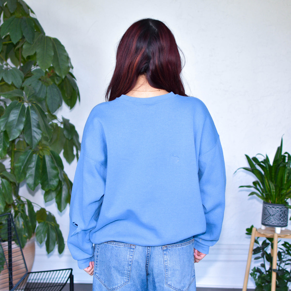 Vintage 90s Minnesota Timberwolves Bold Orange Print Crewneck
