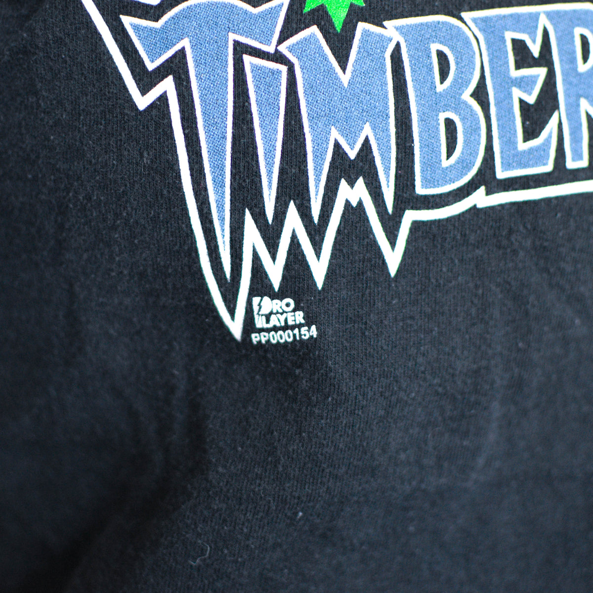 Vintage 90s Pro Player Black Minnesota Timberwolves T-Shirt