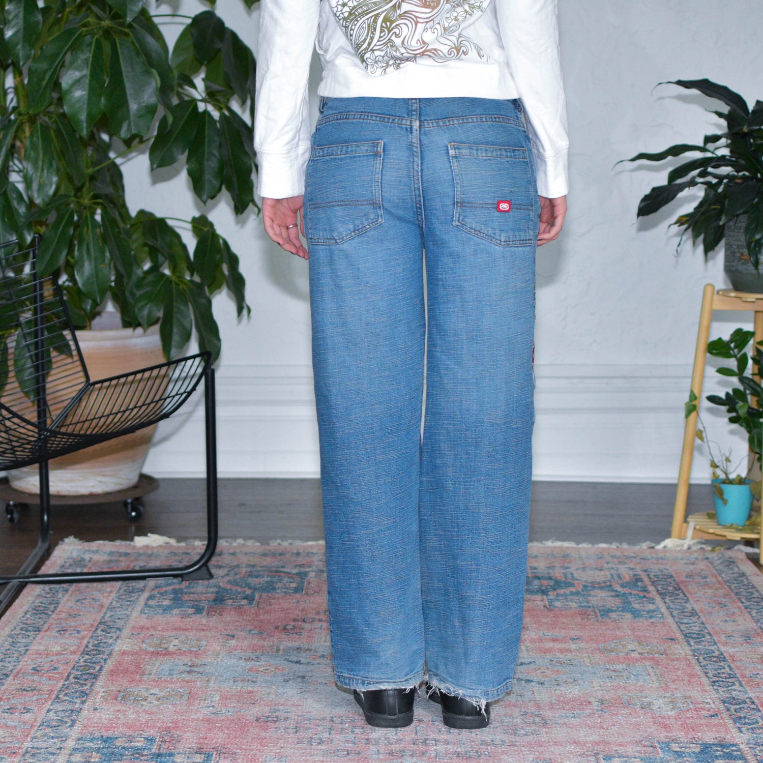 Y2k Ecko Unltd. Denim Embroidered Pants