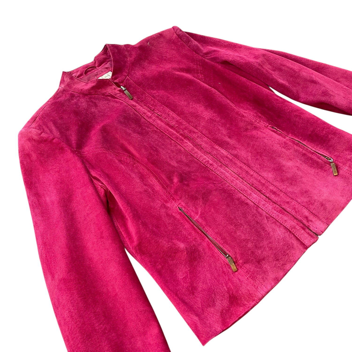 Y2K Preston & York Hot Pink Suede Jacket