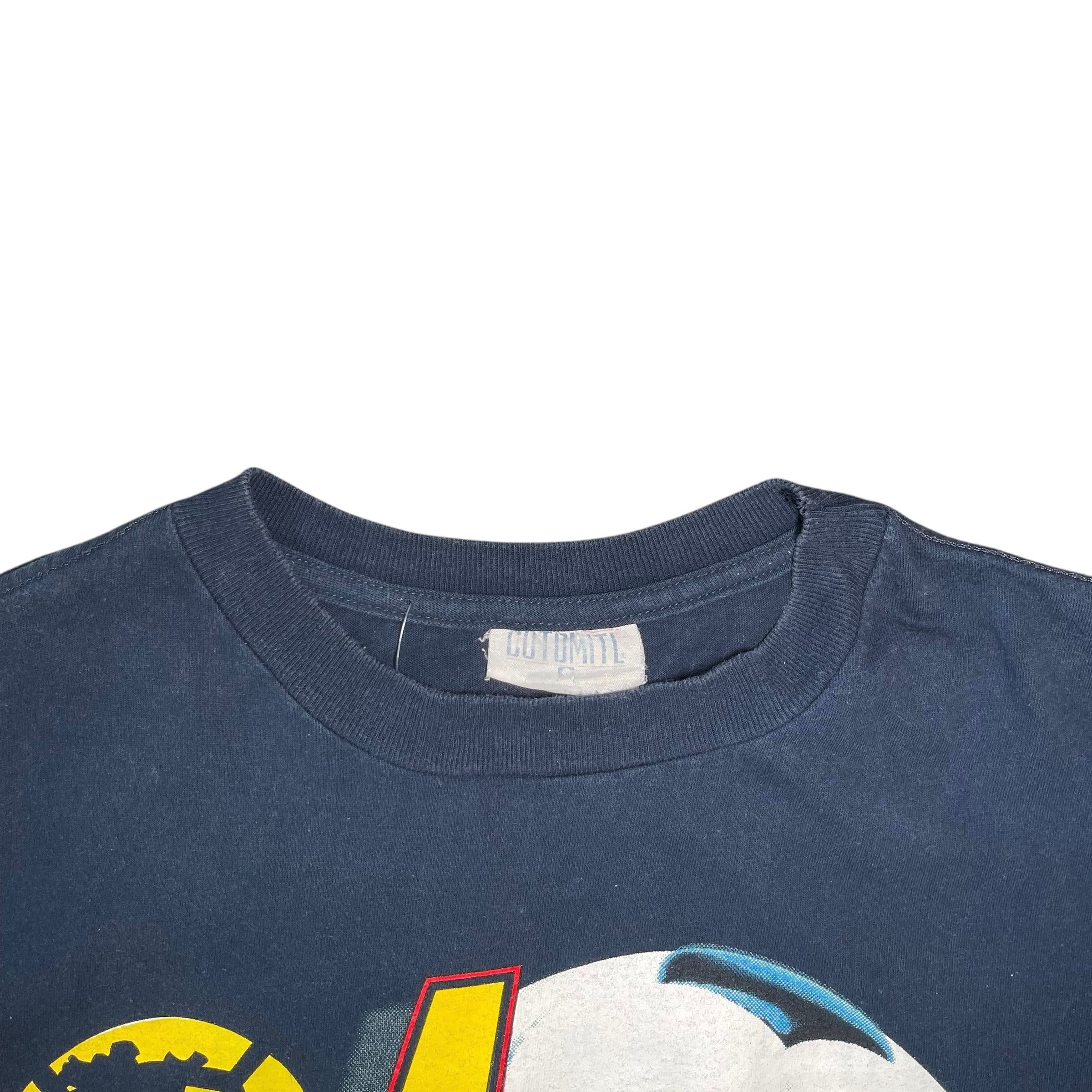 Vintage 90s Club America Navy All-Over-Print T-Shirt