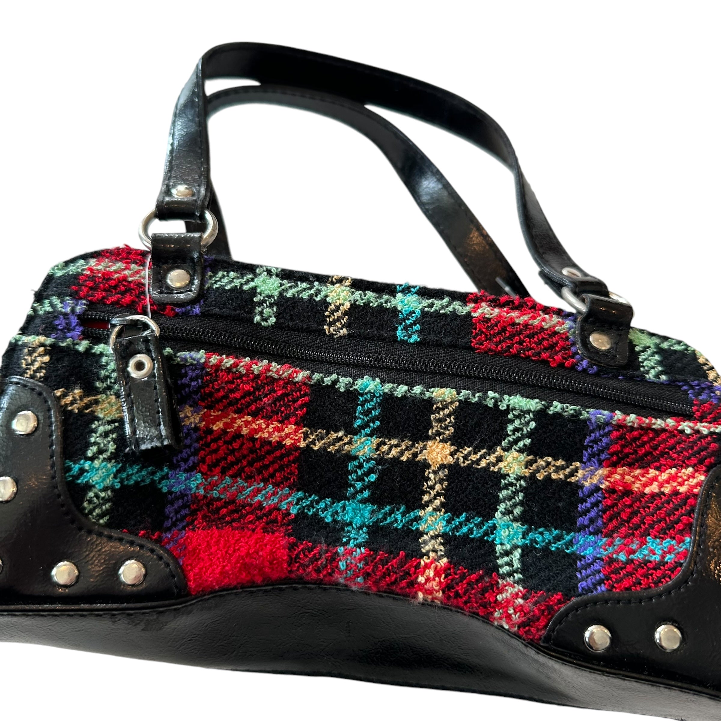 Vintage Plaid Mini Purse