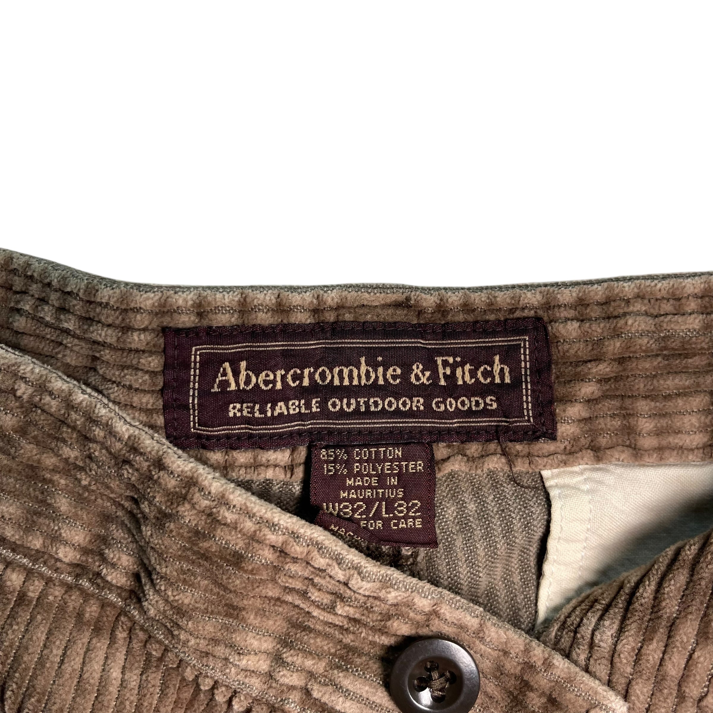 Vintage Abercrombie & Fitch Brown Corduroy Pants