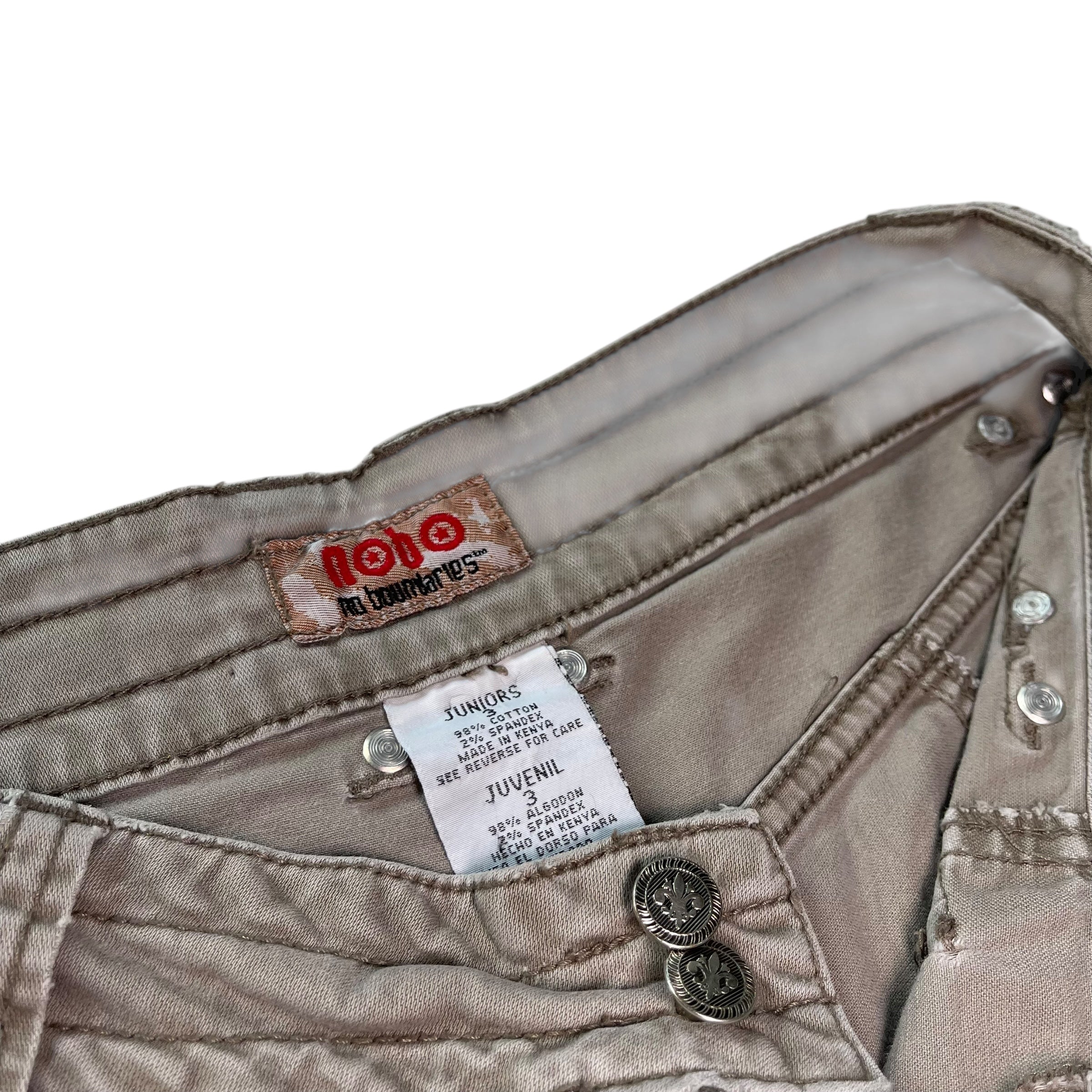 Vintage Y2K No Boundaries Flare Cargo Pants