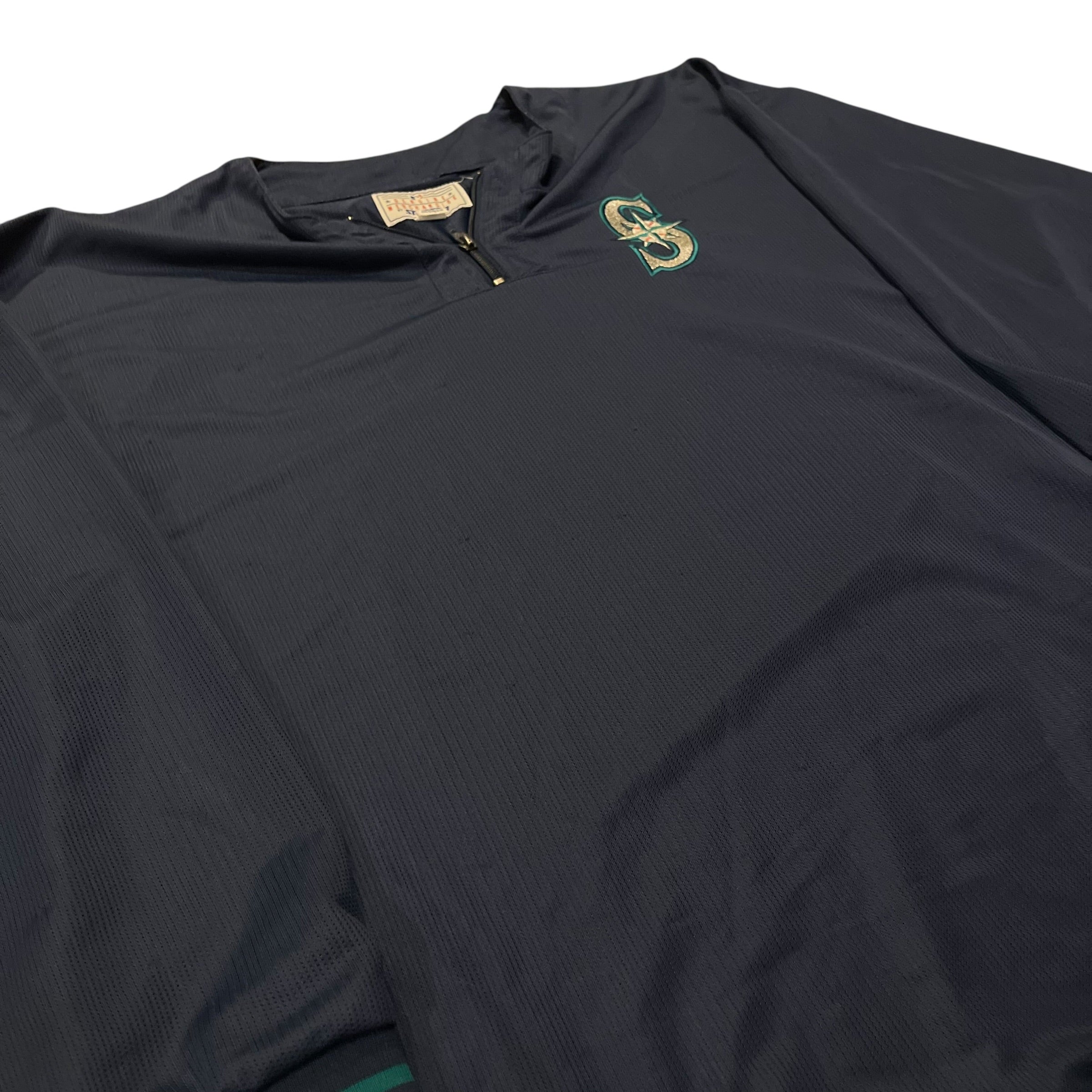 Vintage Seattle Mariners Quarter-Zip Windbreaker