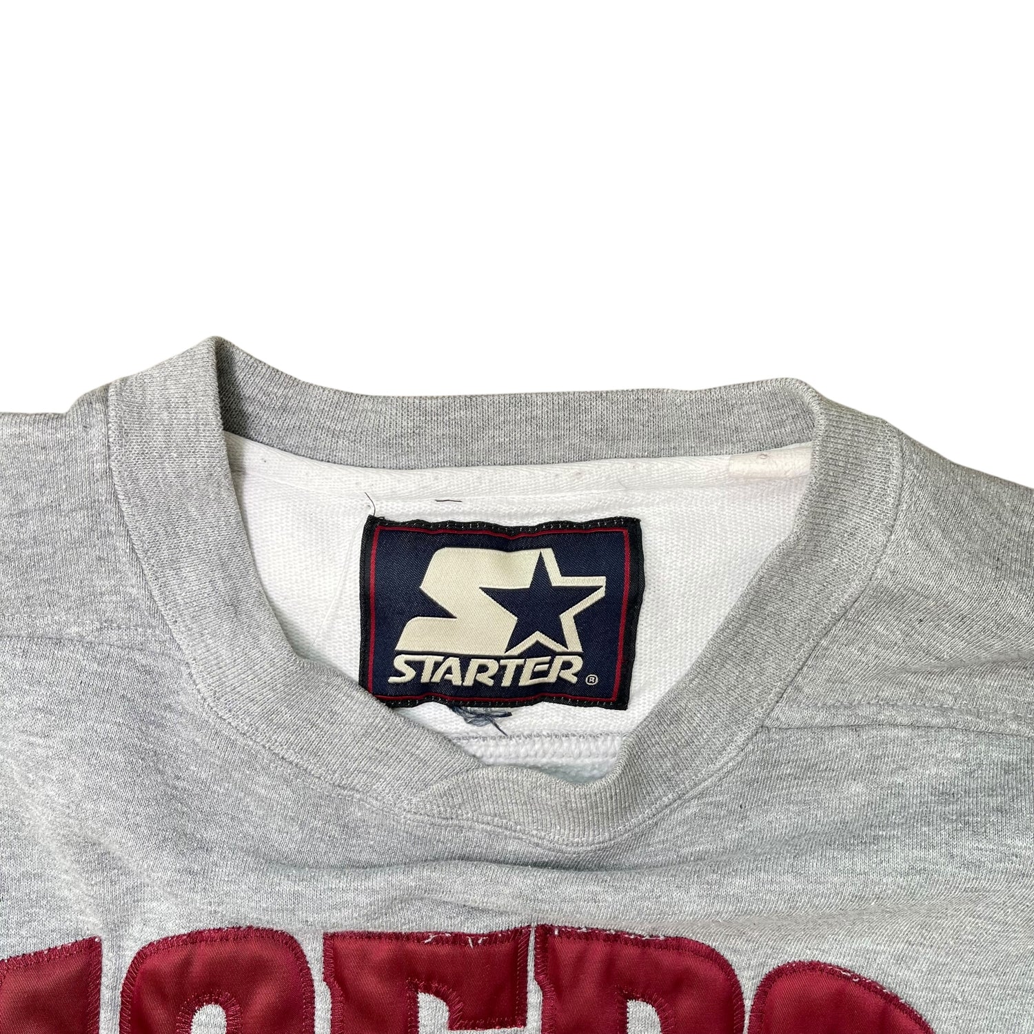 Vintage Starter San Francisco 49ers Gray Embroidered Sweatshirt