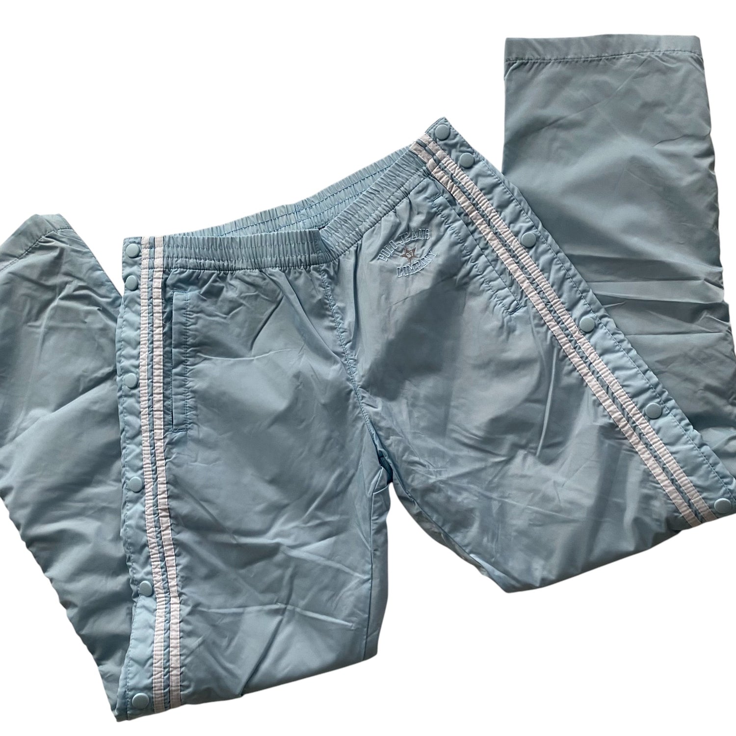 Y2k Polo Jeans Lined Tear Away Track Pants