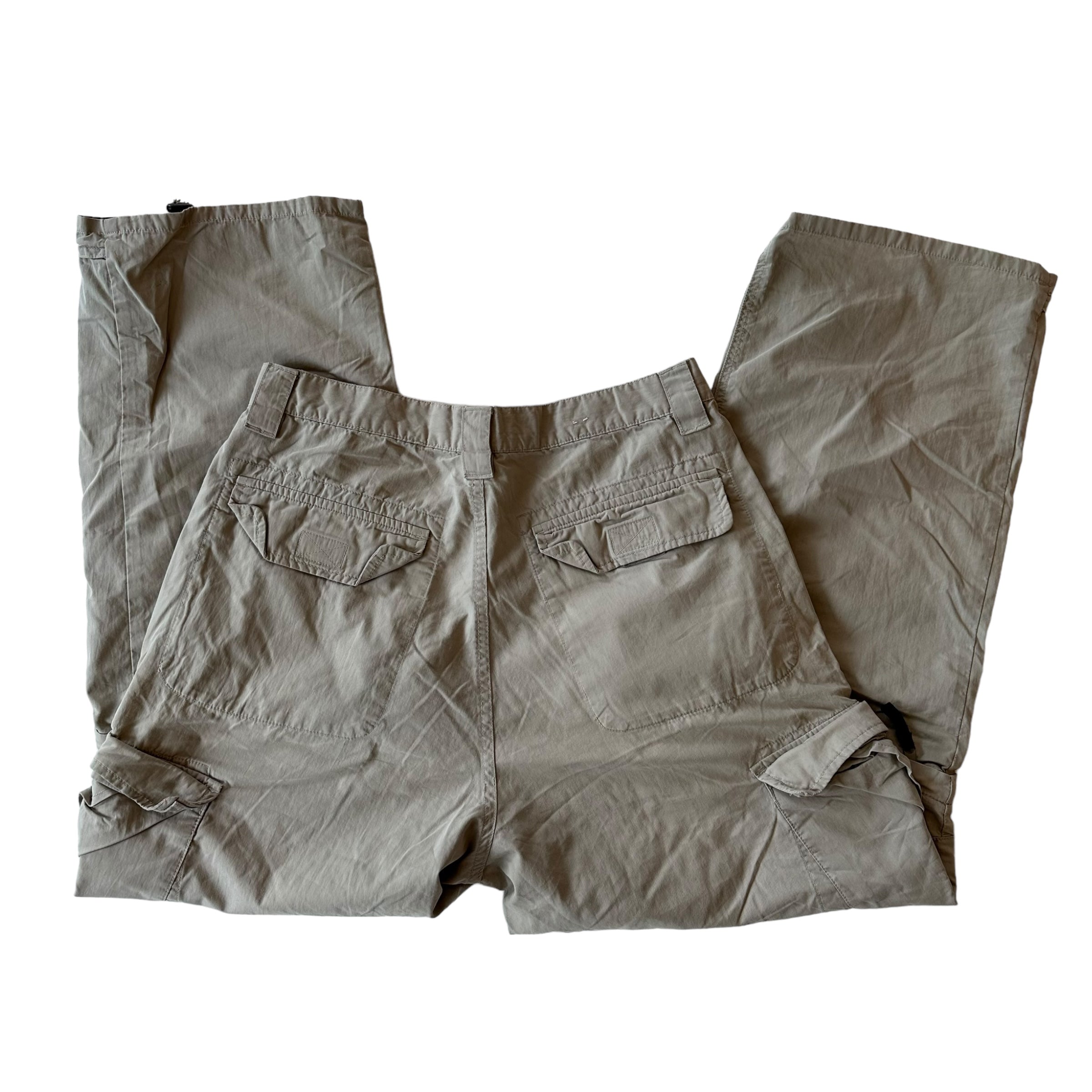 Vintage Anchor Blue Tan Convertible Cargo Pants