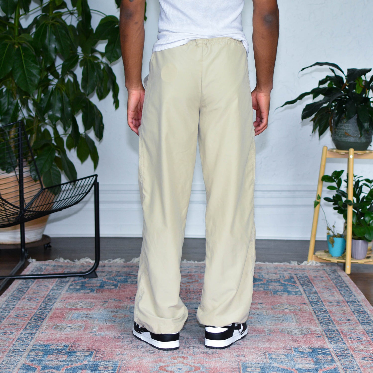 Y2k Mossimo Tan Track Style Pants