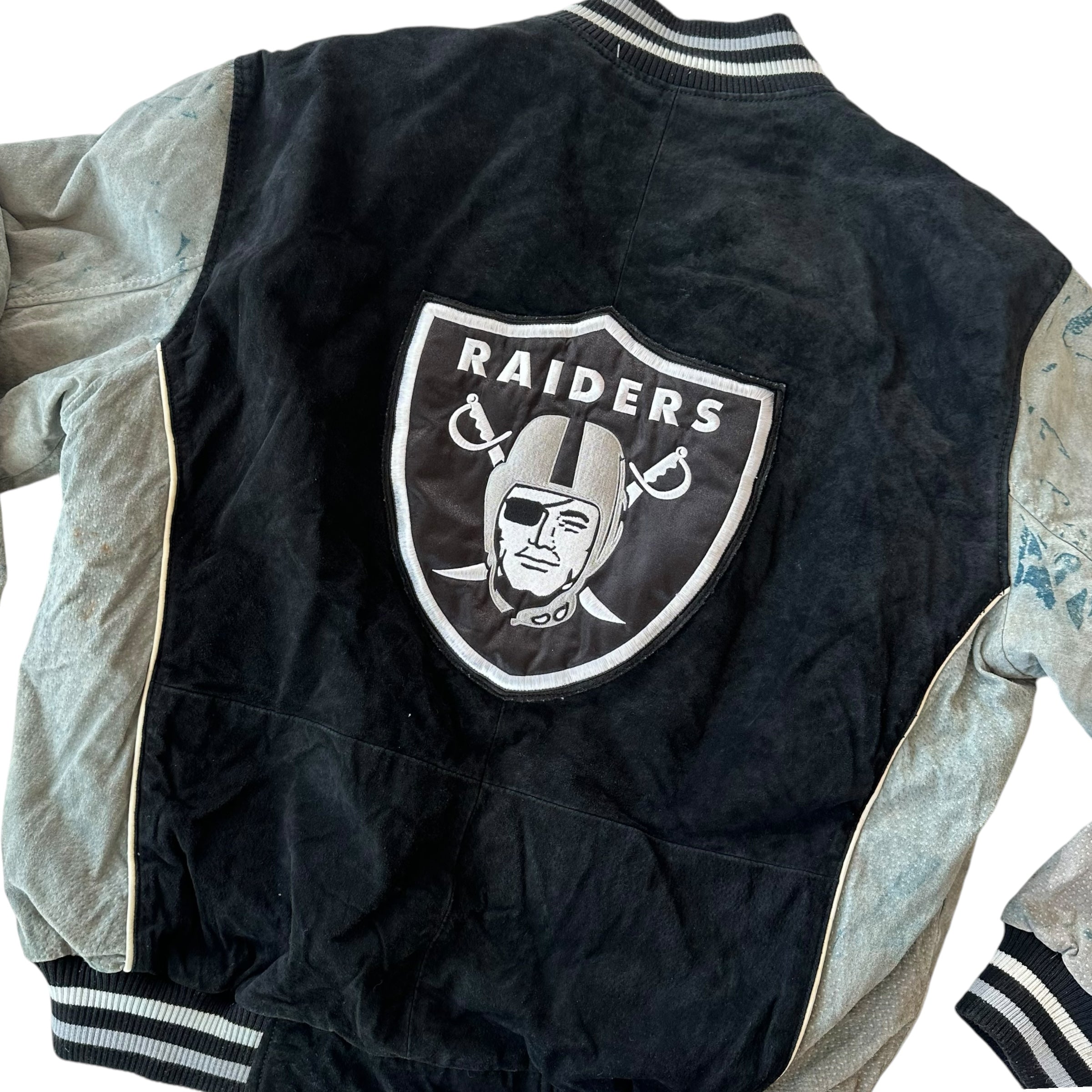 Vintage Oakland Raiders Bomber Jacket