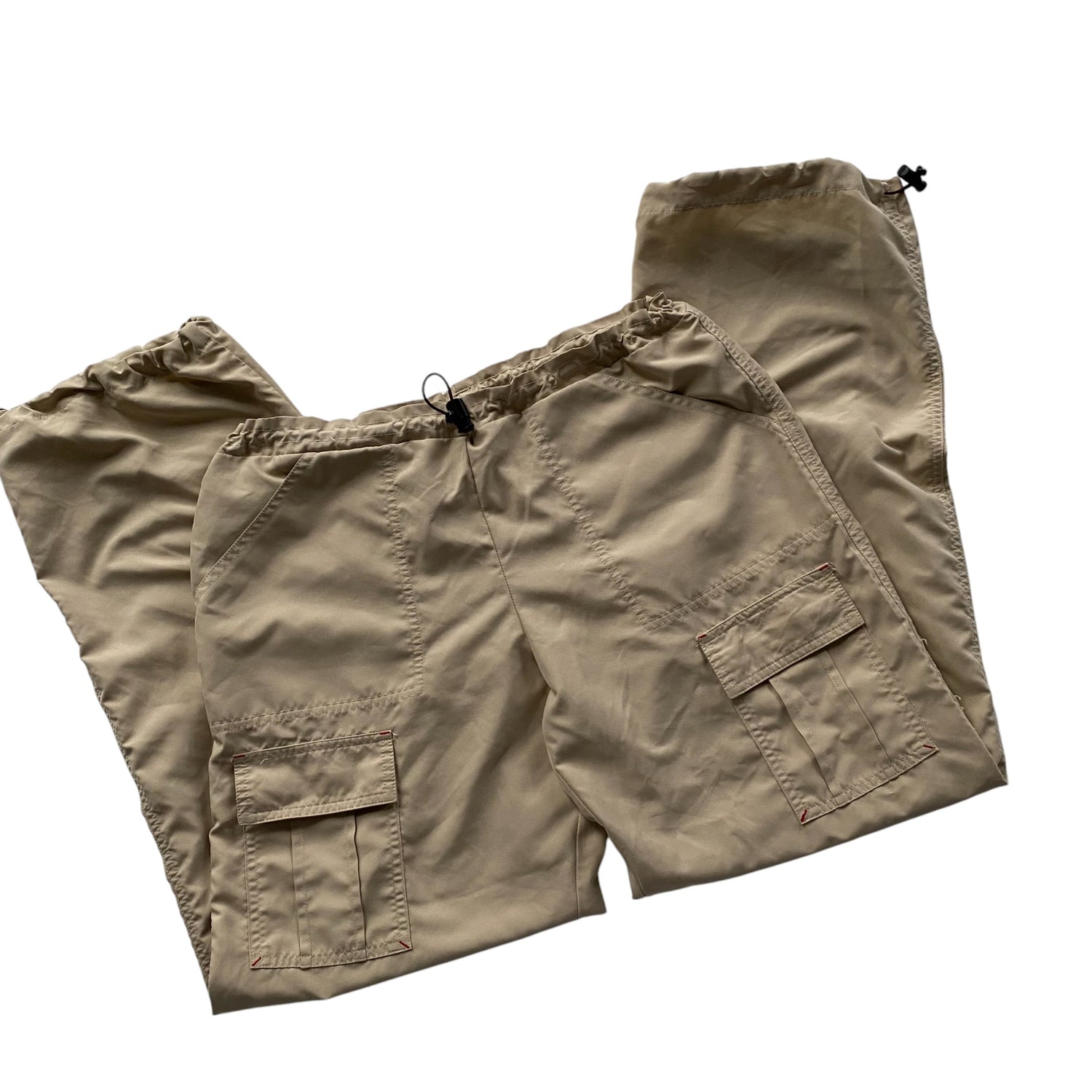 Y2k Mossimo Tan Track Style Pants