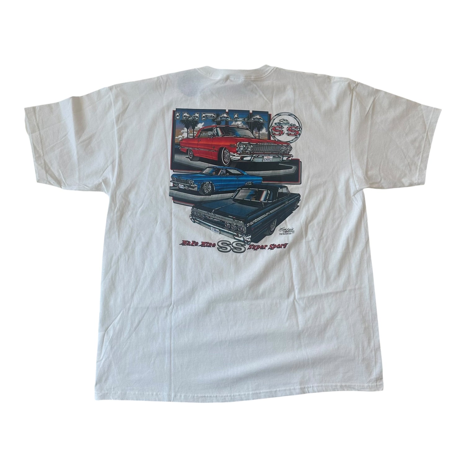 Vintage Deadstock Chevy Impala Graphic Car T-Shirt