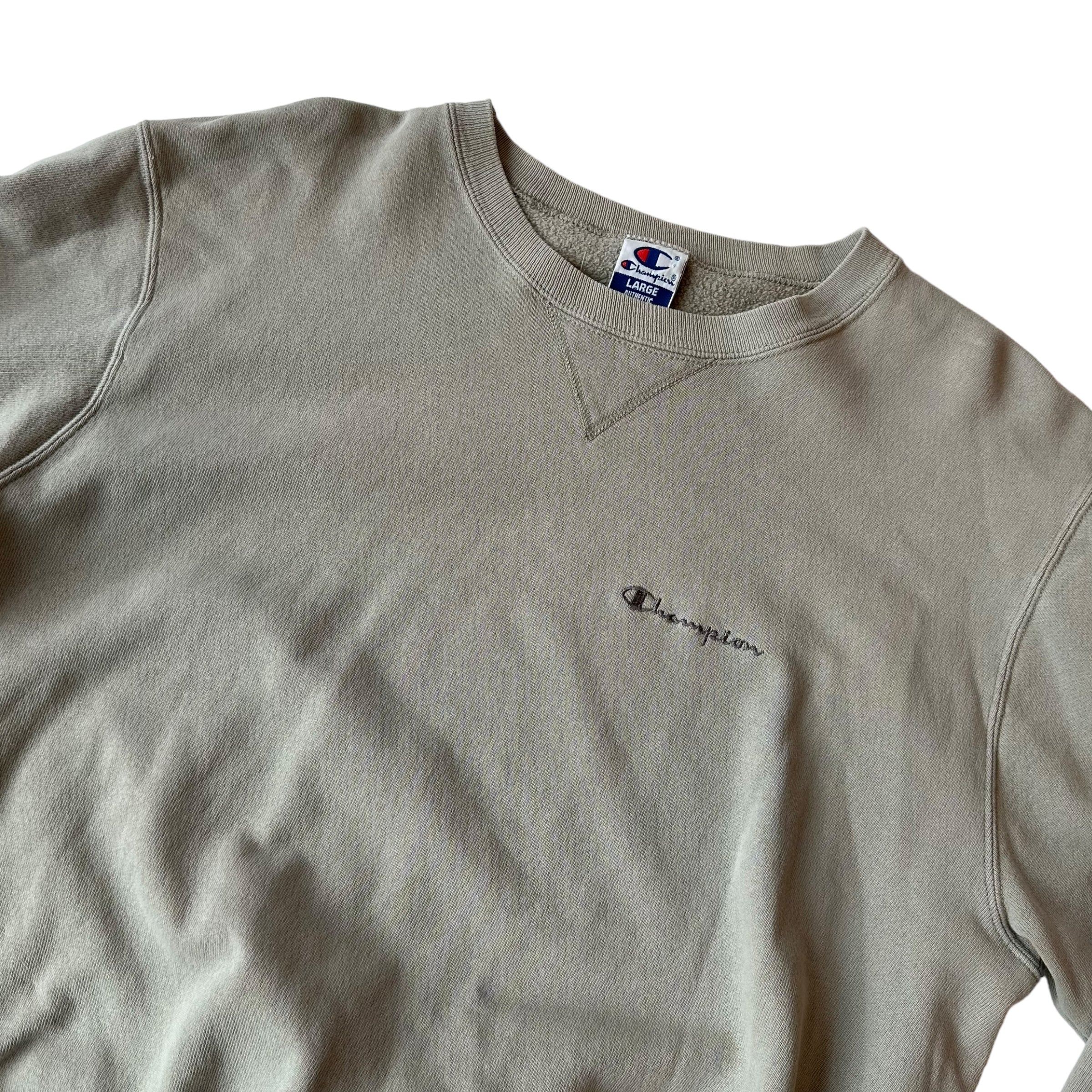 Vintage Champion Stone Colored Crewneck