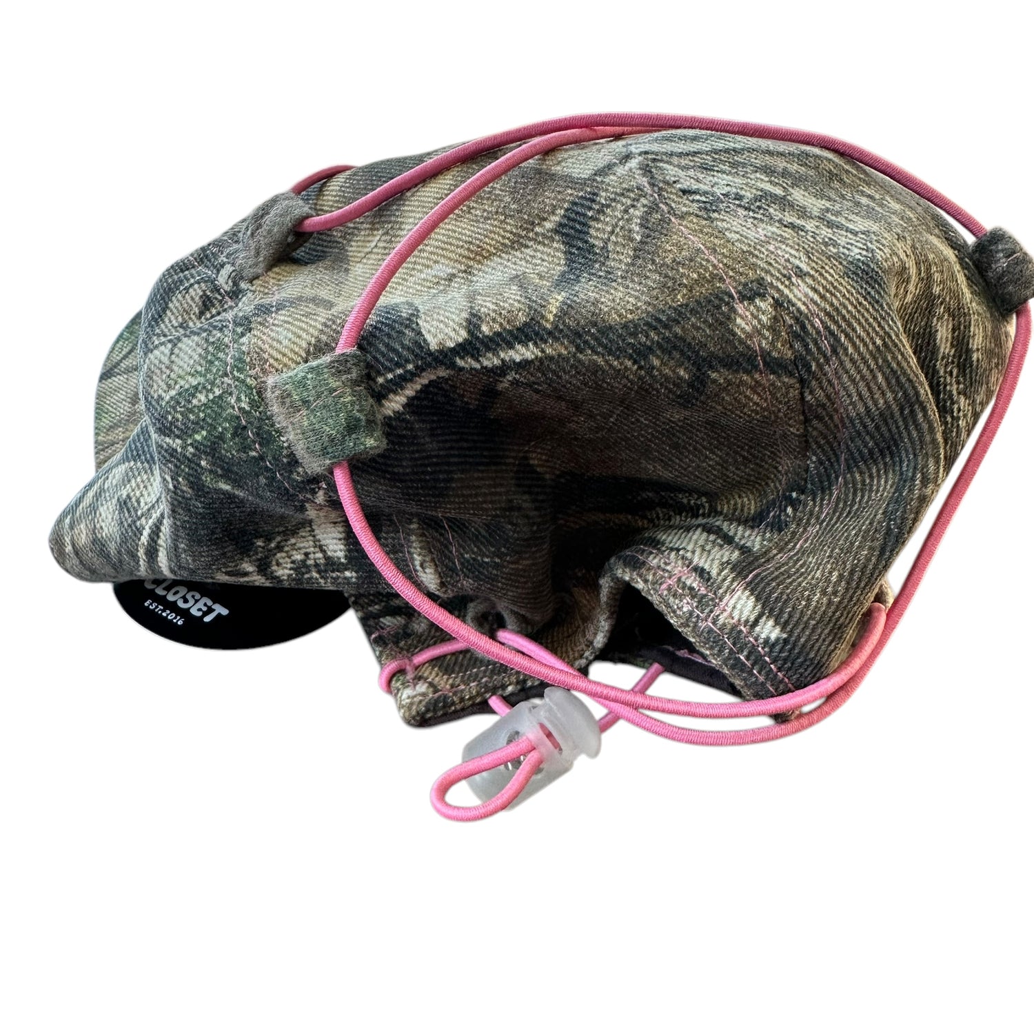 Y2k Camo Pink Tie Hat
