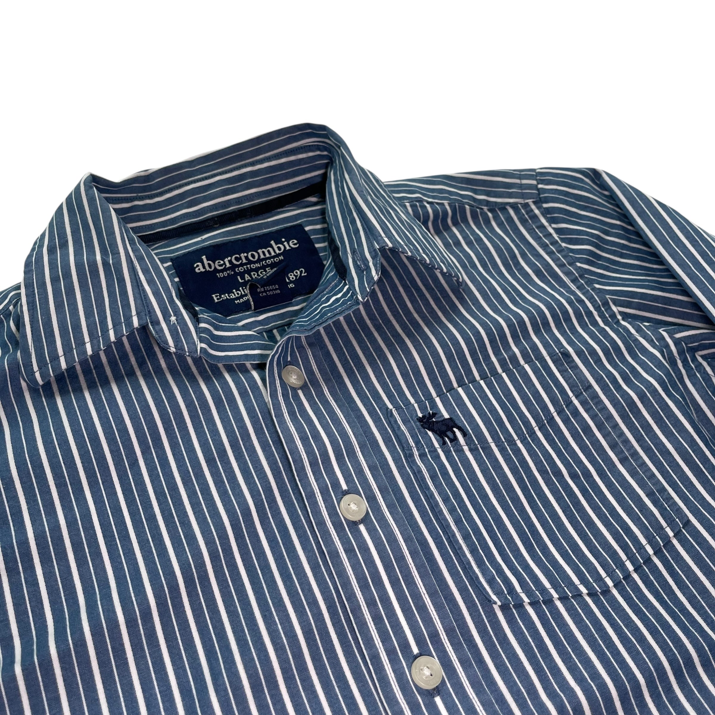 Vintage Abercrombie & Fitch Striped Button-Up Shirt