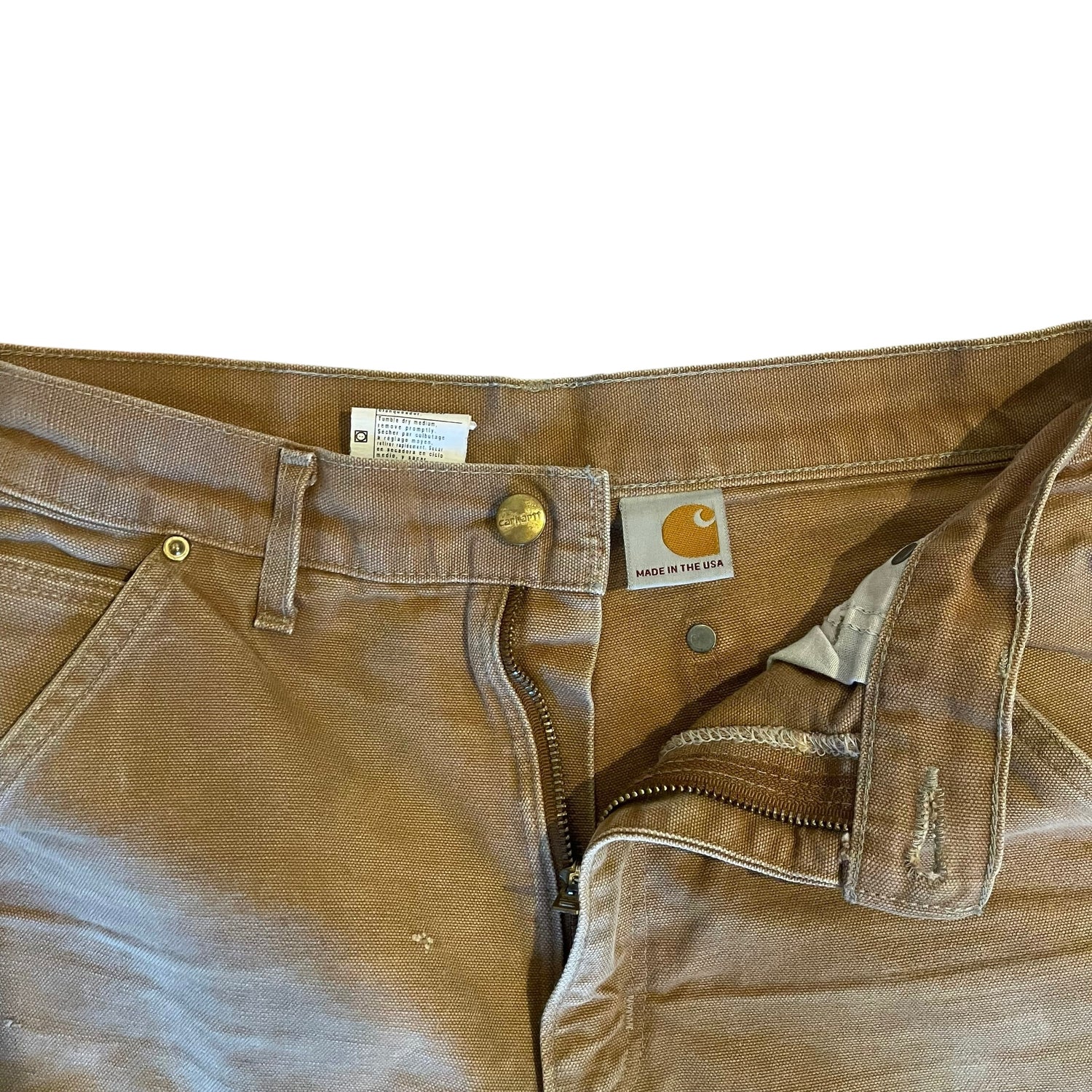Vintage Distressed Carhartt Brown Double Knee Pants