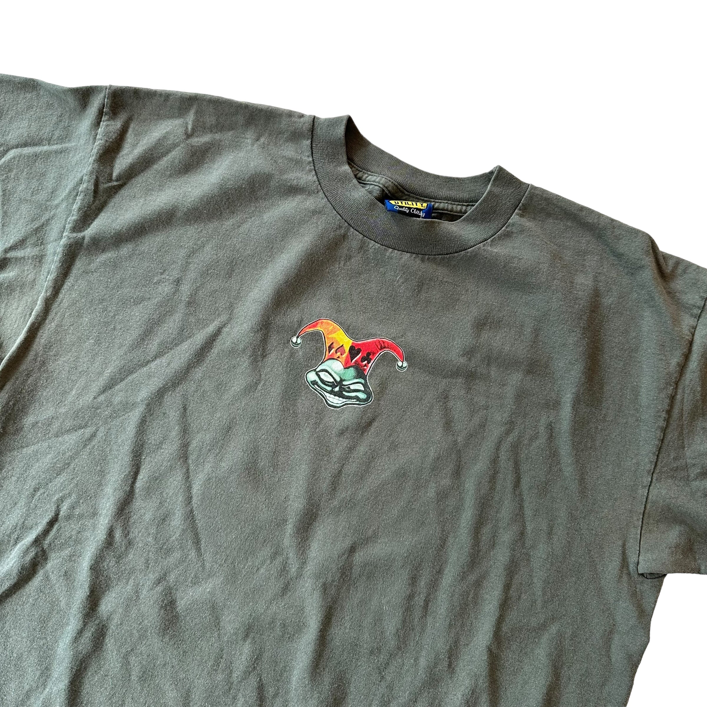 Y2k Green Utility ‘Ace of Space’ Graphic T-Shirt