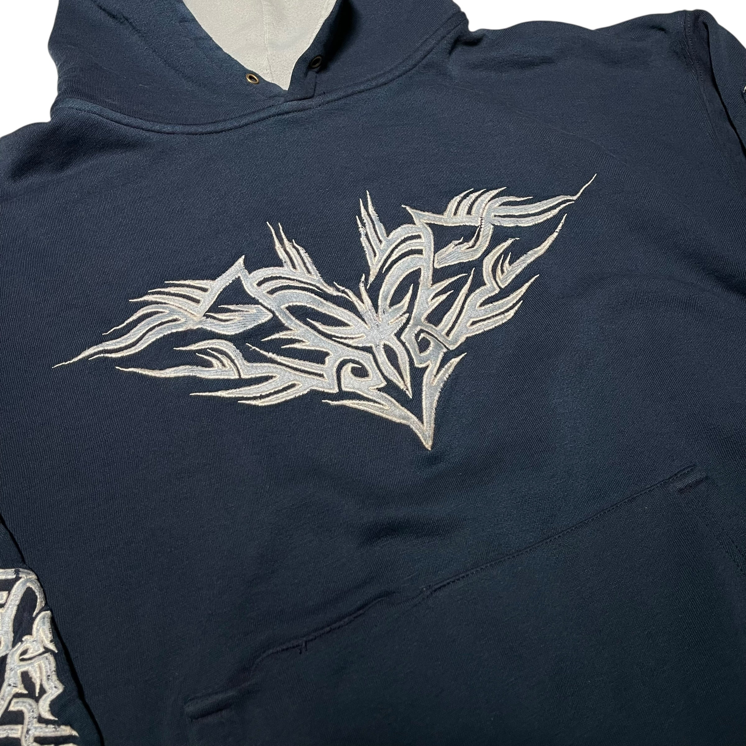 Vintage Y2K Sapphire Lounge Navy Hoodie