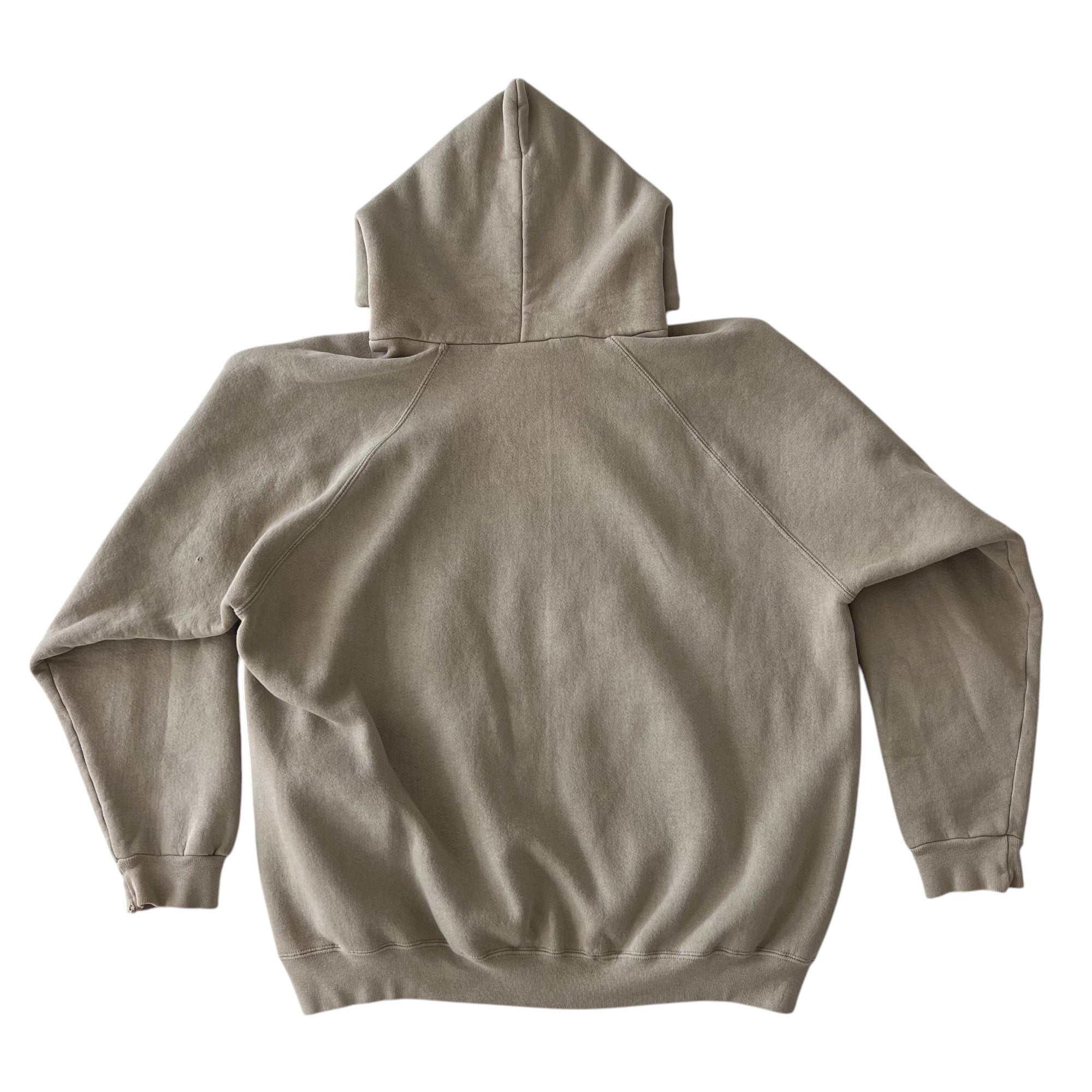 Vintage Adidas Embroidered Logo Tan Hoodie