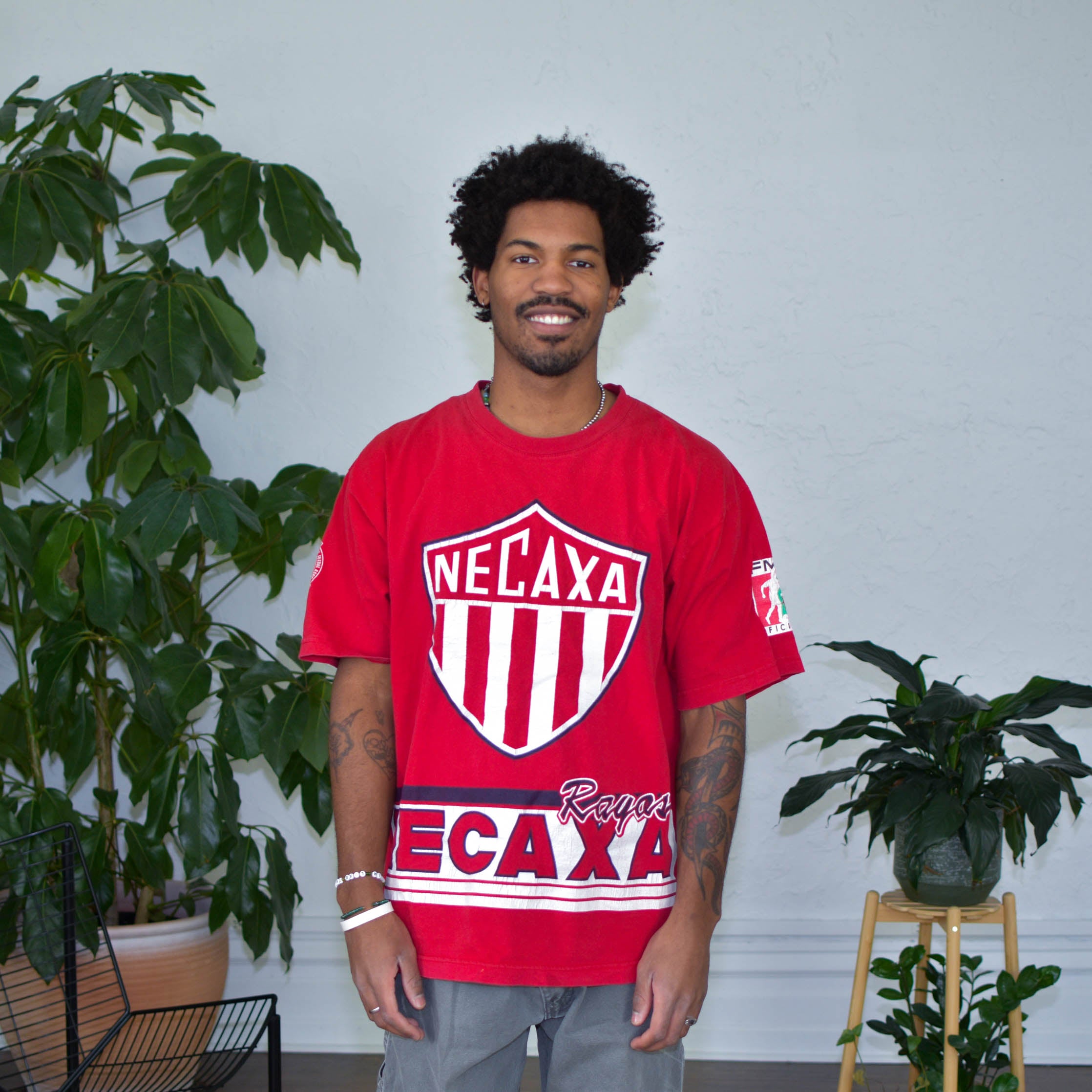 90s Vintage Club Necaxa AOP T-Shirt
