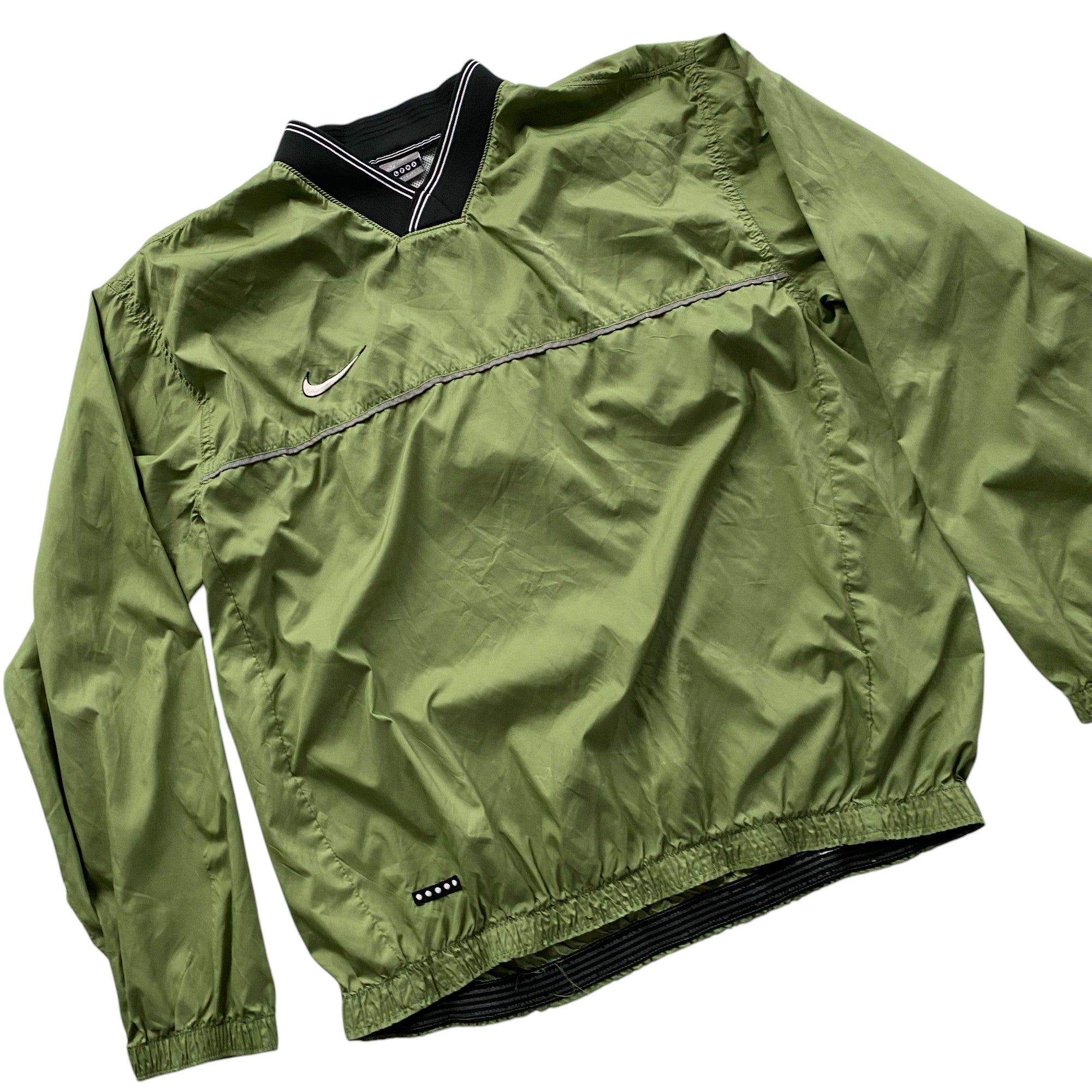 Vintage Nike Green Pull Over Windbreaker