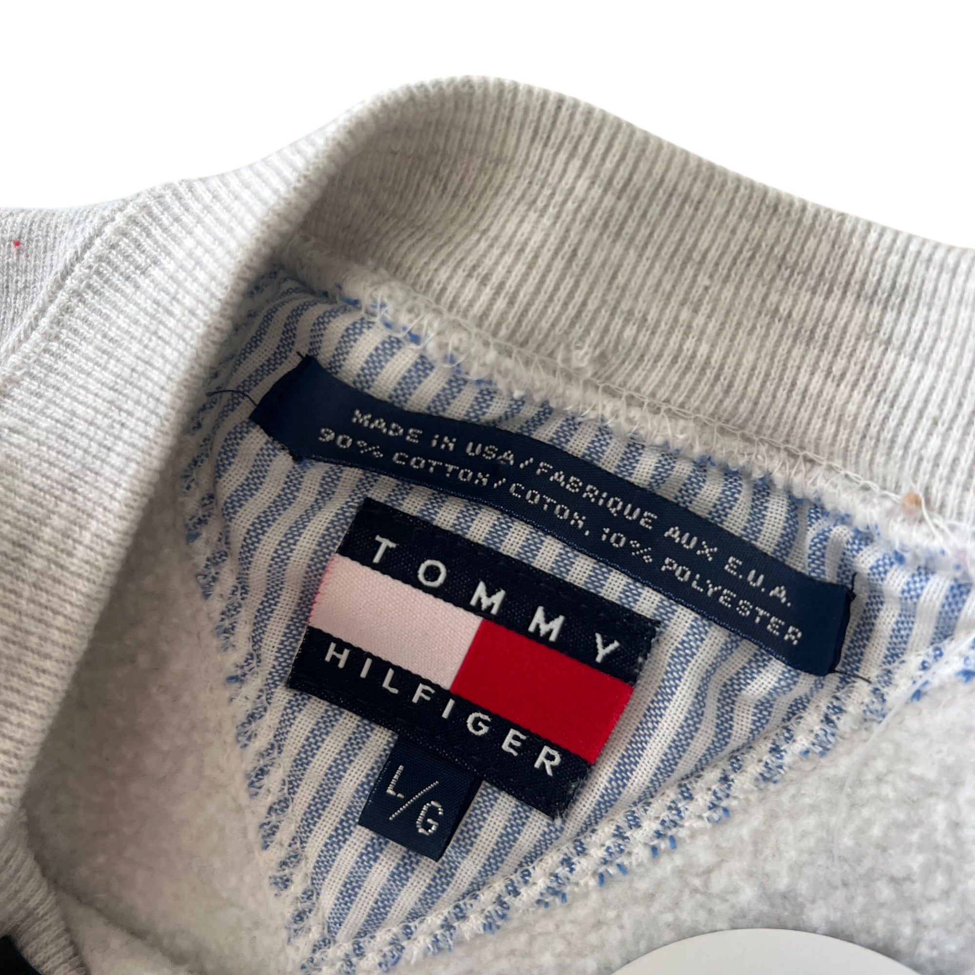 Vintage Tommy Hilfiger Flag Logo Crewneck