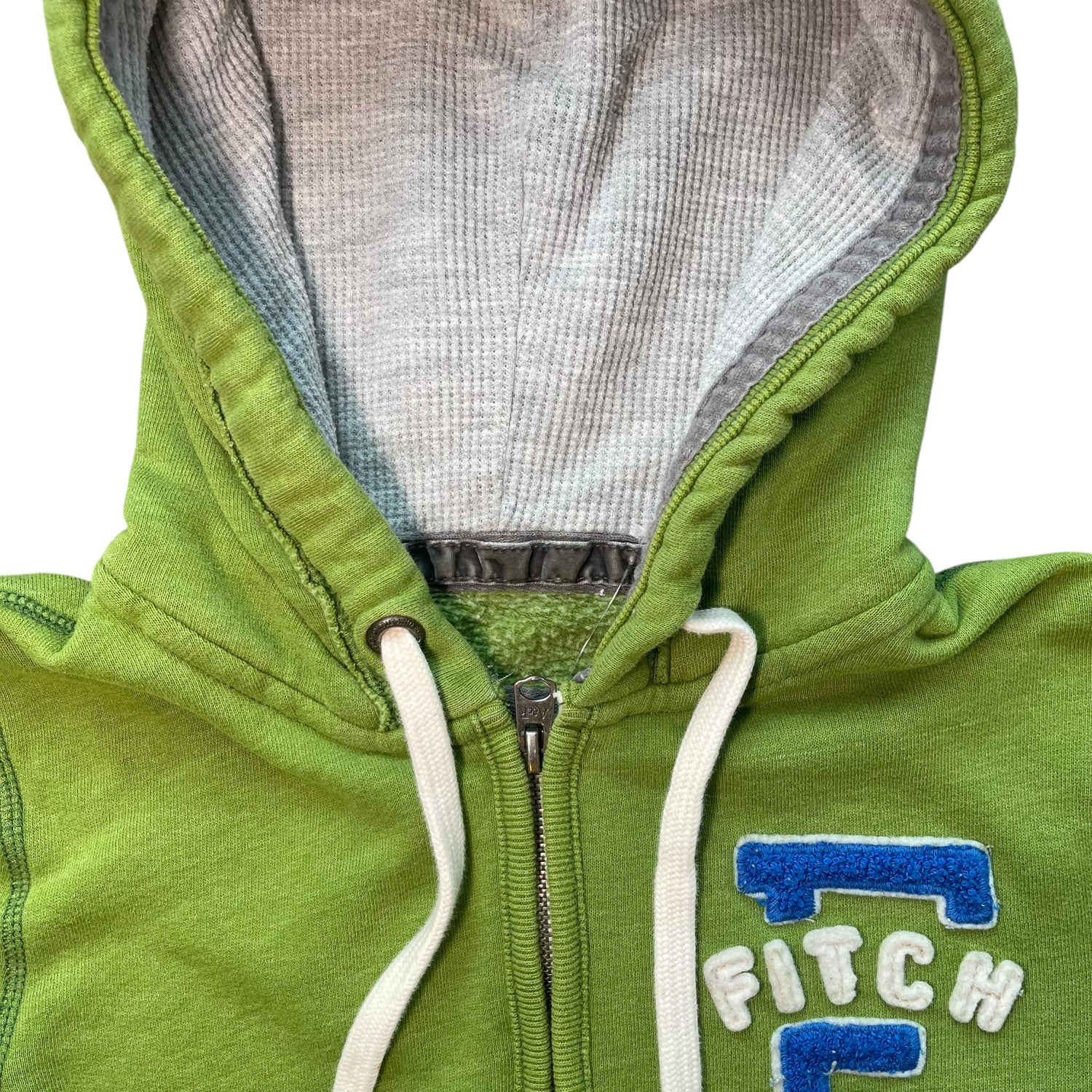 Y2K Abercrombie & Fitch Long-Sleeve Green Hoodie