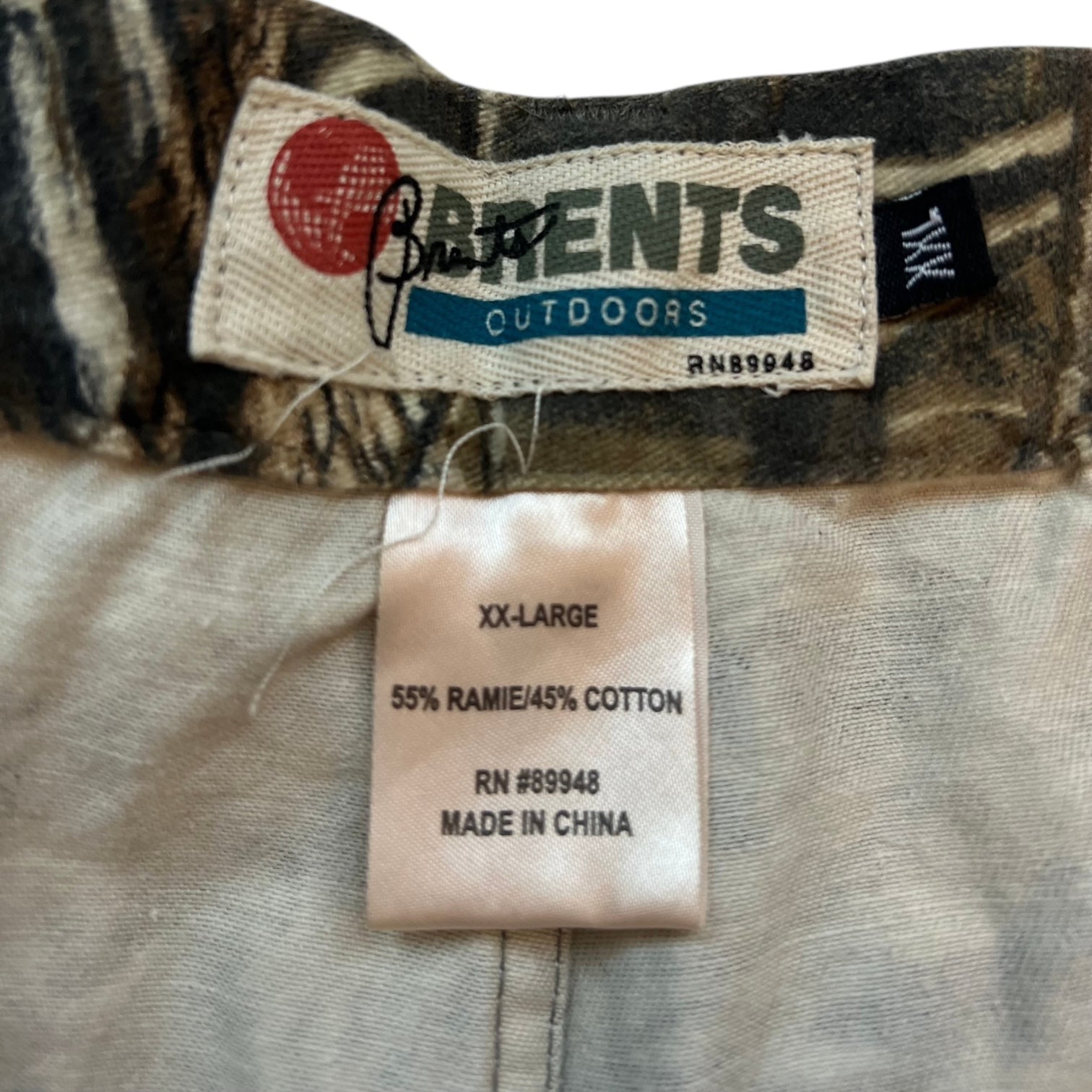Vintage Brents Outdoor Camo Pants