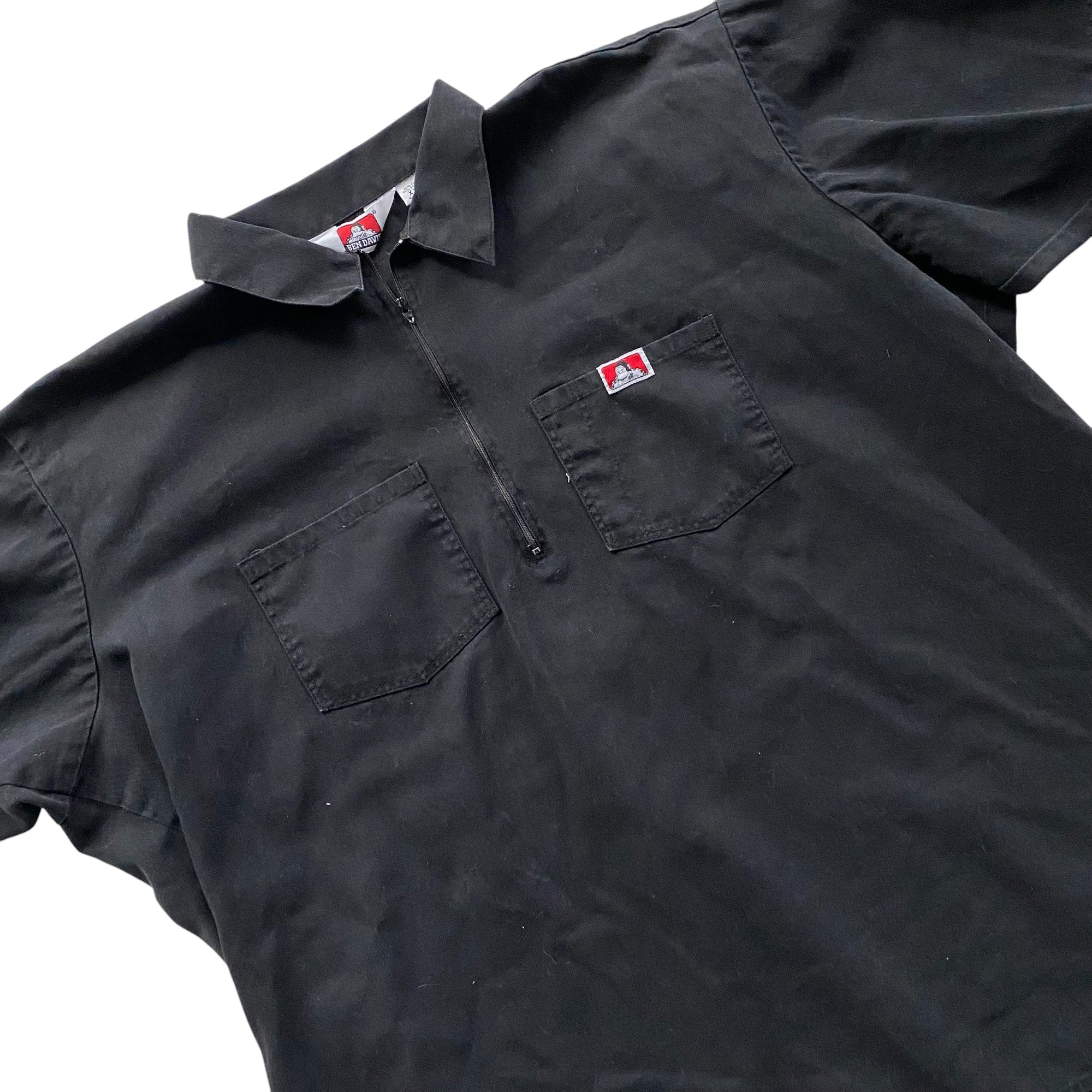 Vintage Ben Davis Quarter Zip Shirt