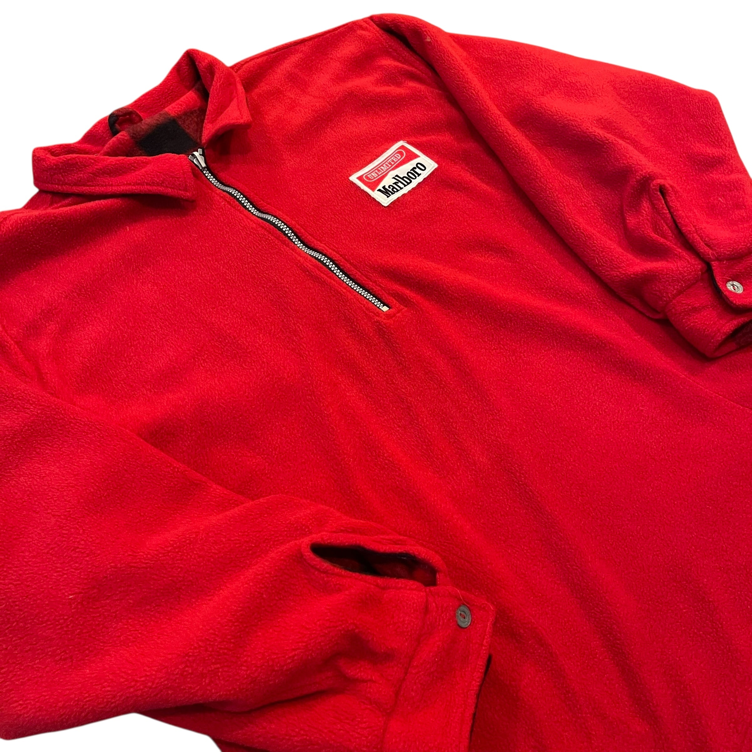 Vintage Reversable Marlboro Fleece Sweatshirt