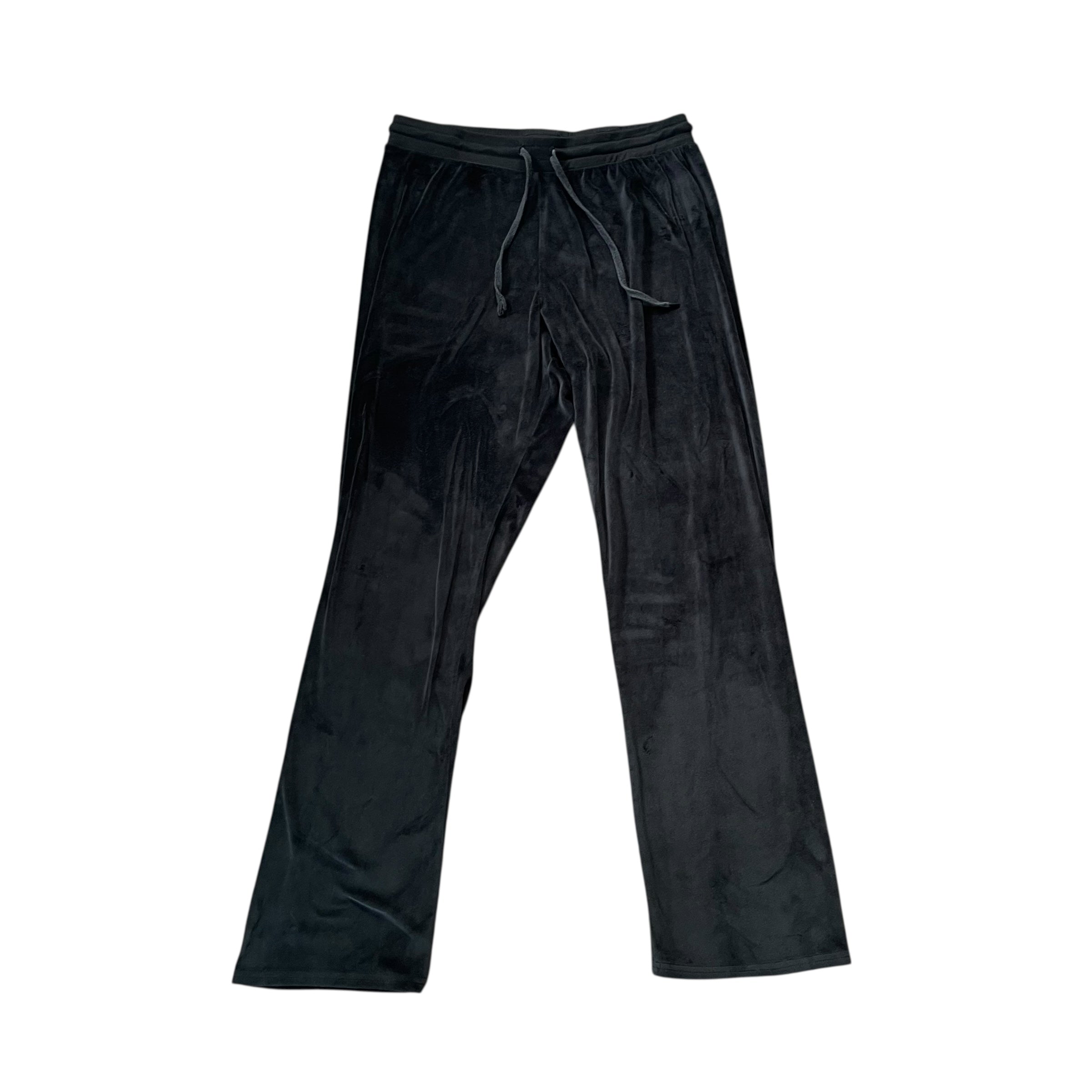 Y2K Juicy Couture Black Velour Sweatpants
