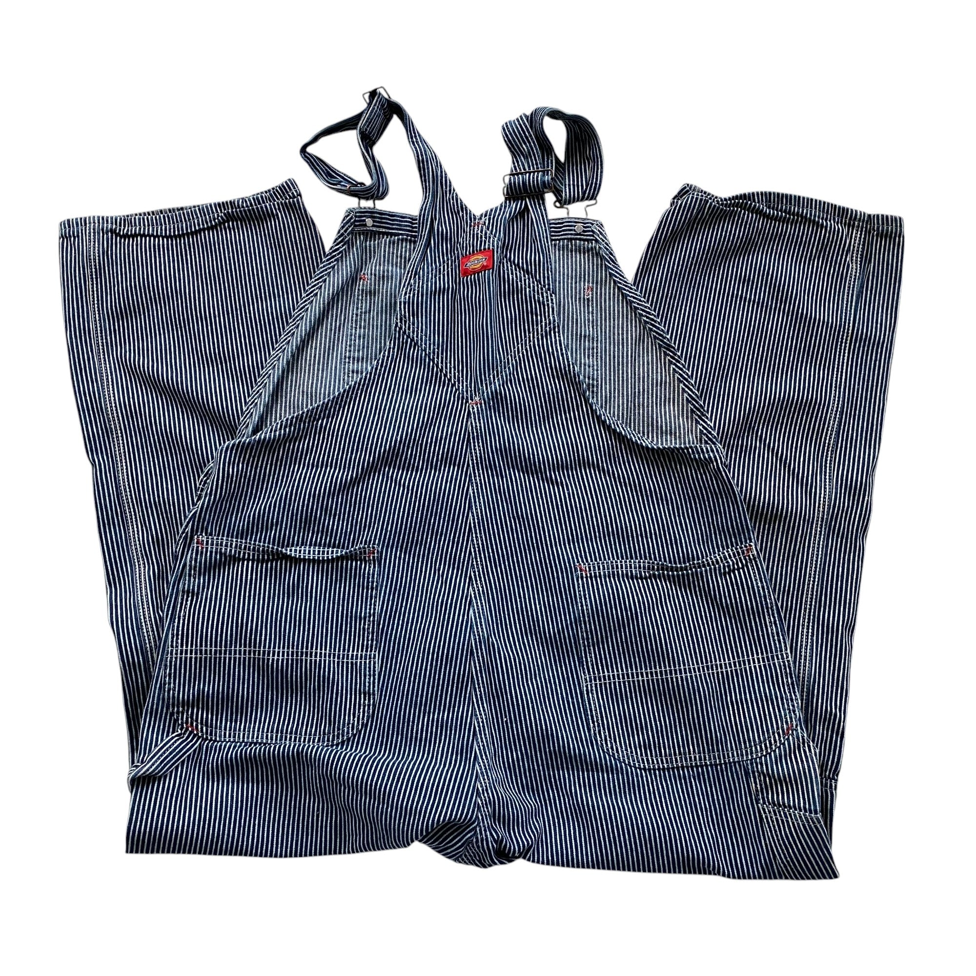 Vintage Dickies Striped Overalls