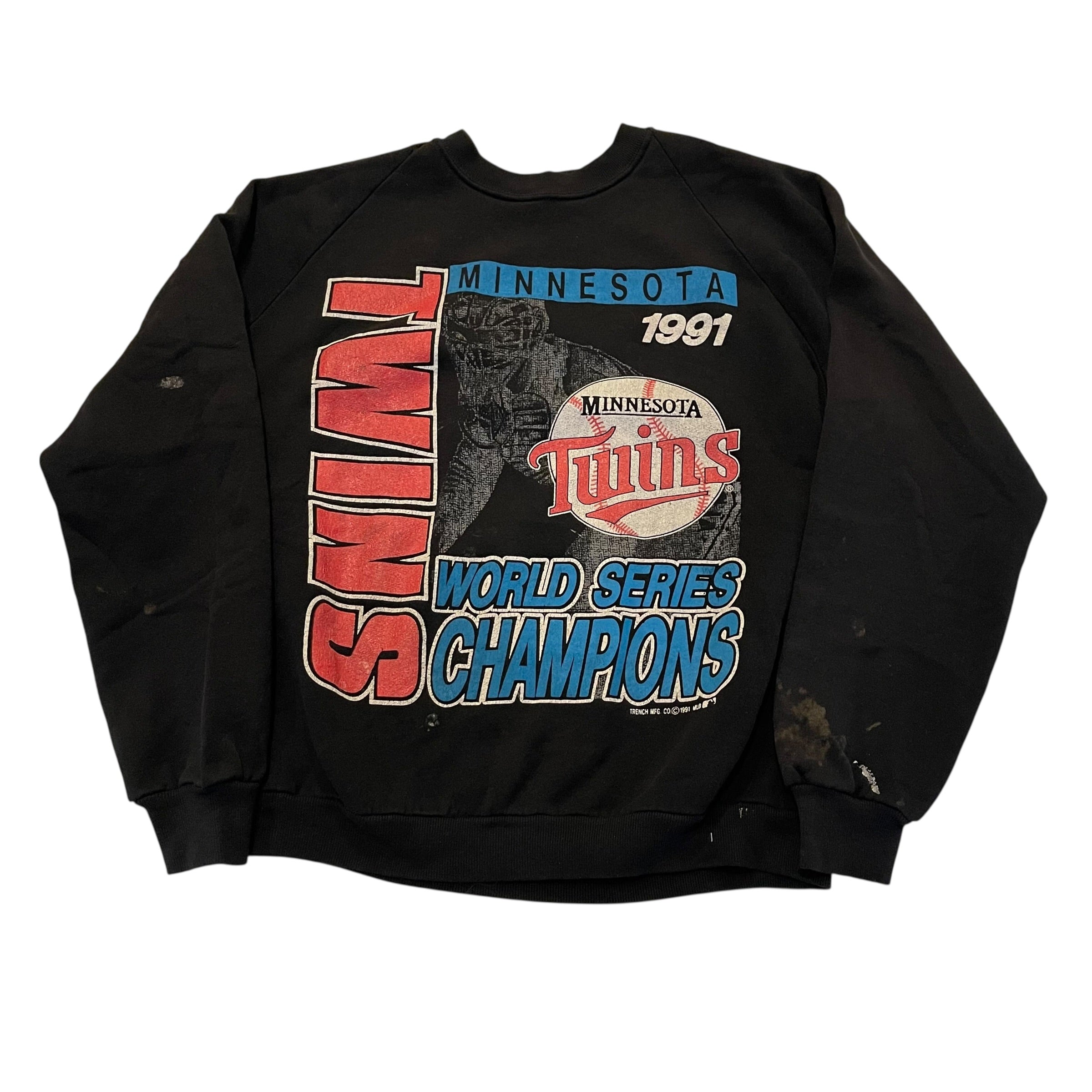 Vintage 1991 Minnesota Twins World Series Champions Sweatshirt