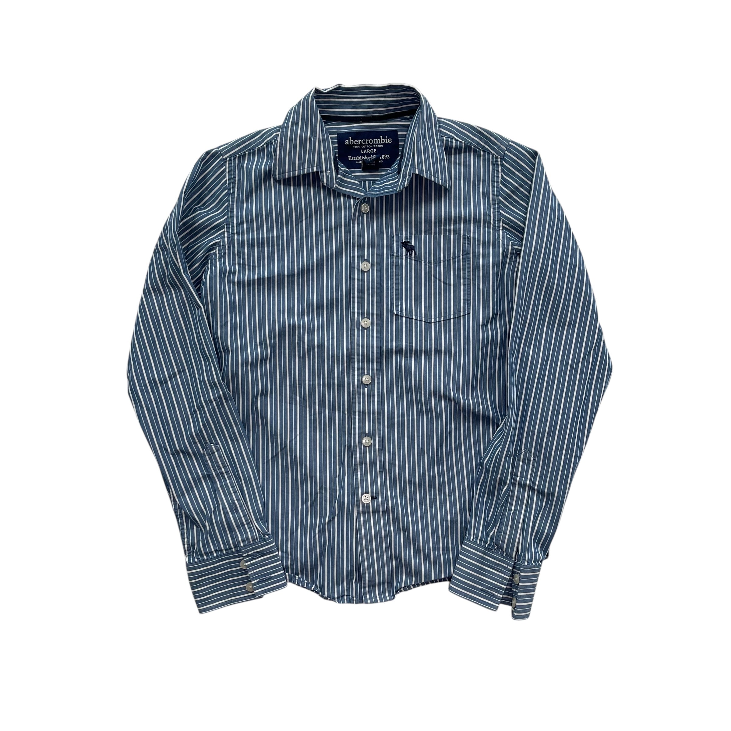 Vintage Abercrombie & Fitch Striped Button-Up Shirt