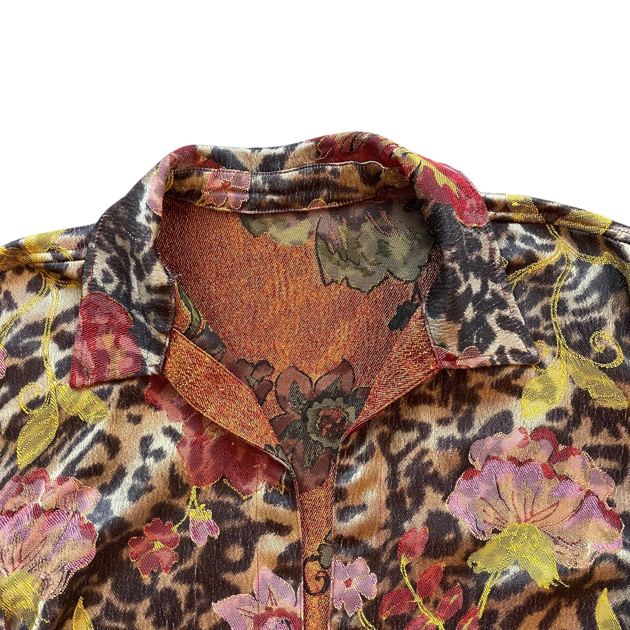 Vintage Reversable Floral Tapestry Jacket