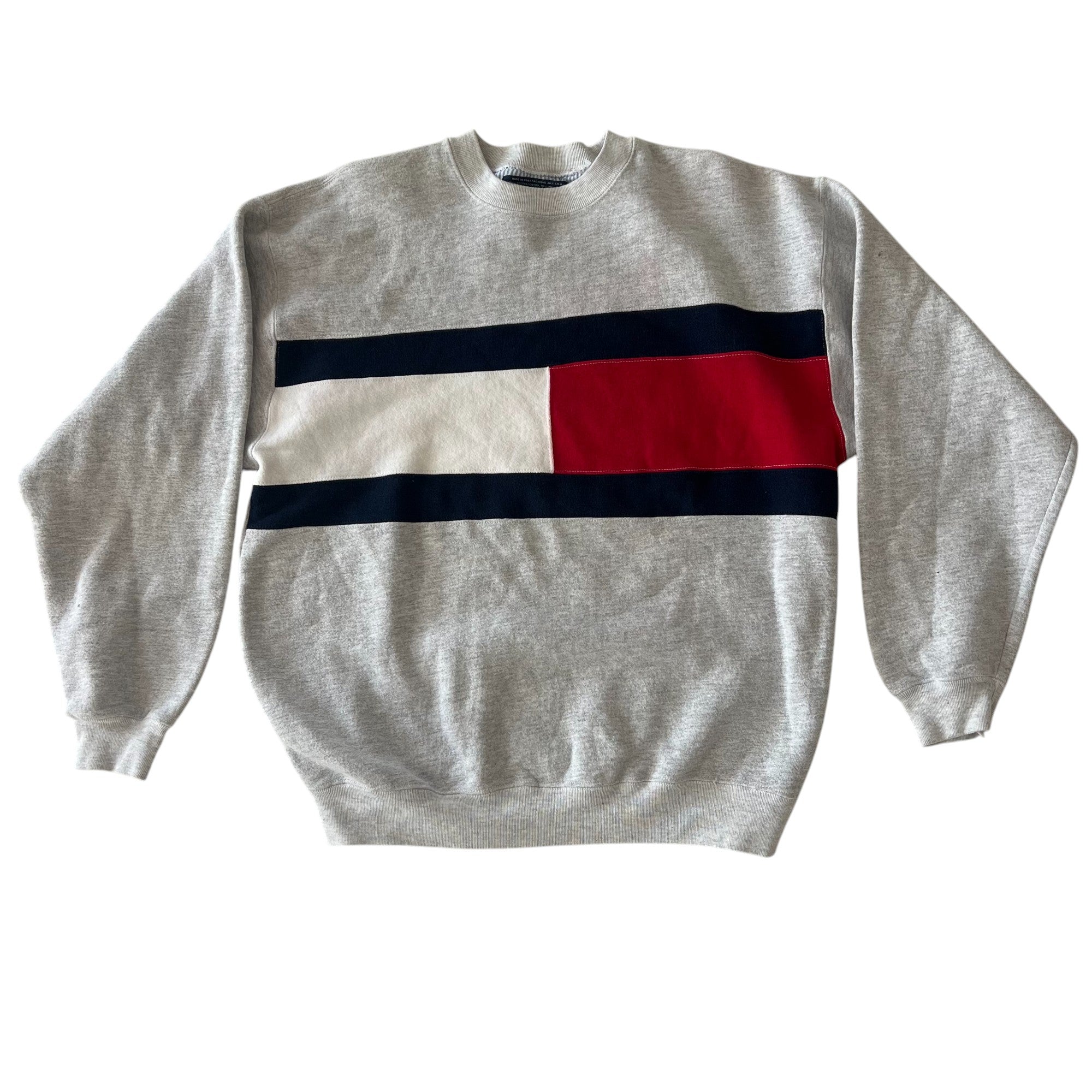 Vintage Tommy Hilfiger Flag Logo Crewneck