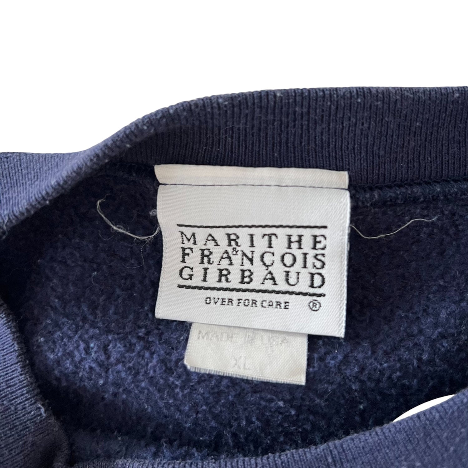 Vintage Marithe Francois Girbaud Logo Crewneck